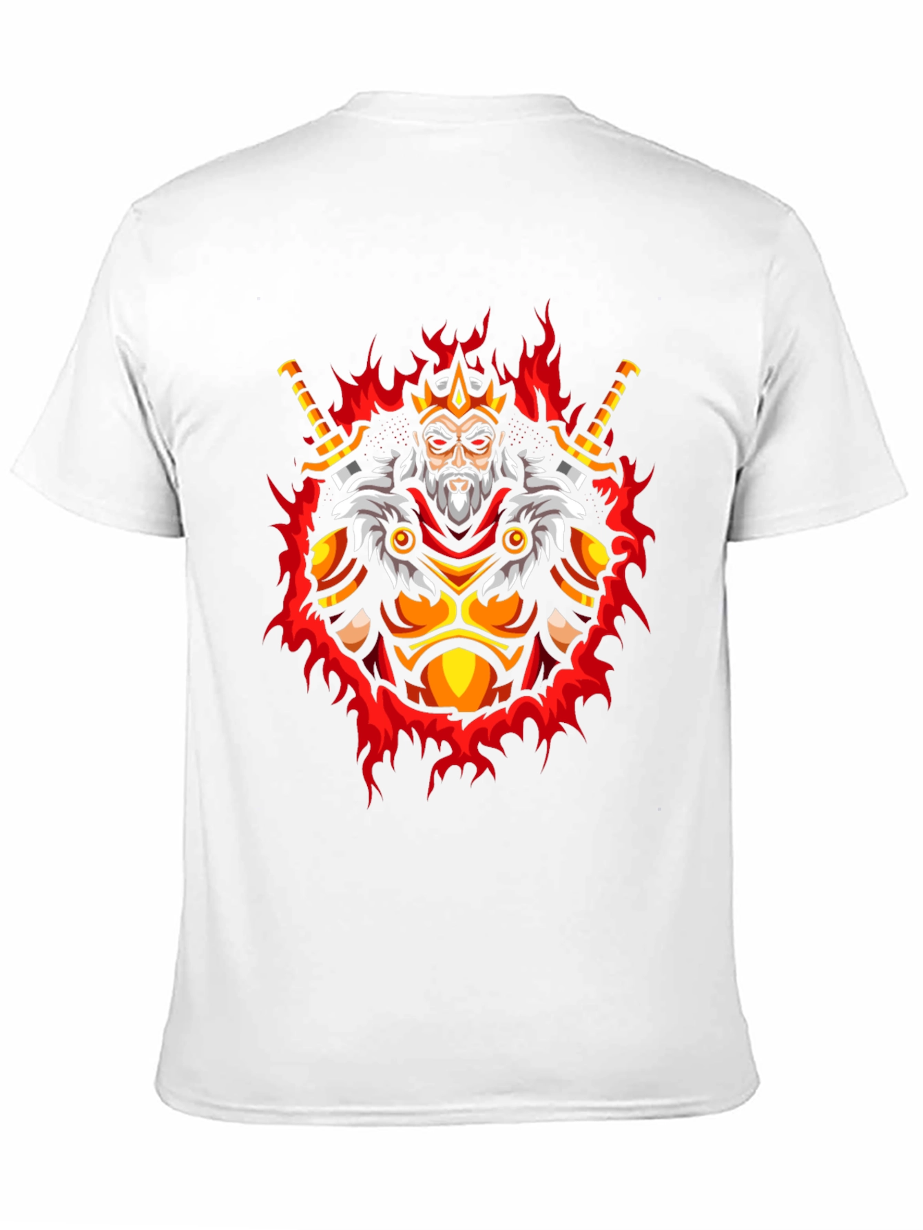 King Warrior Graphic Tee - Mens Black T-Shirt