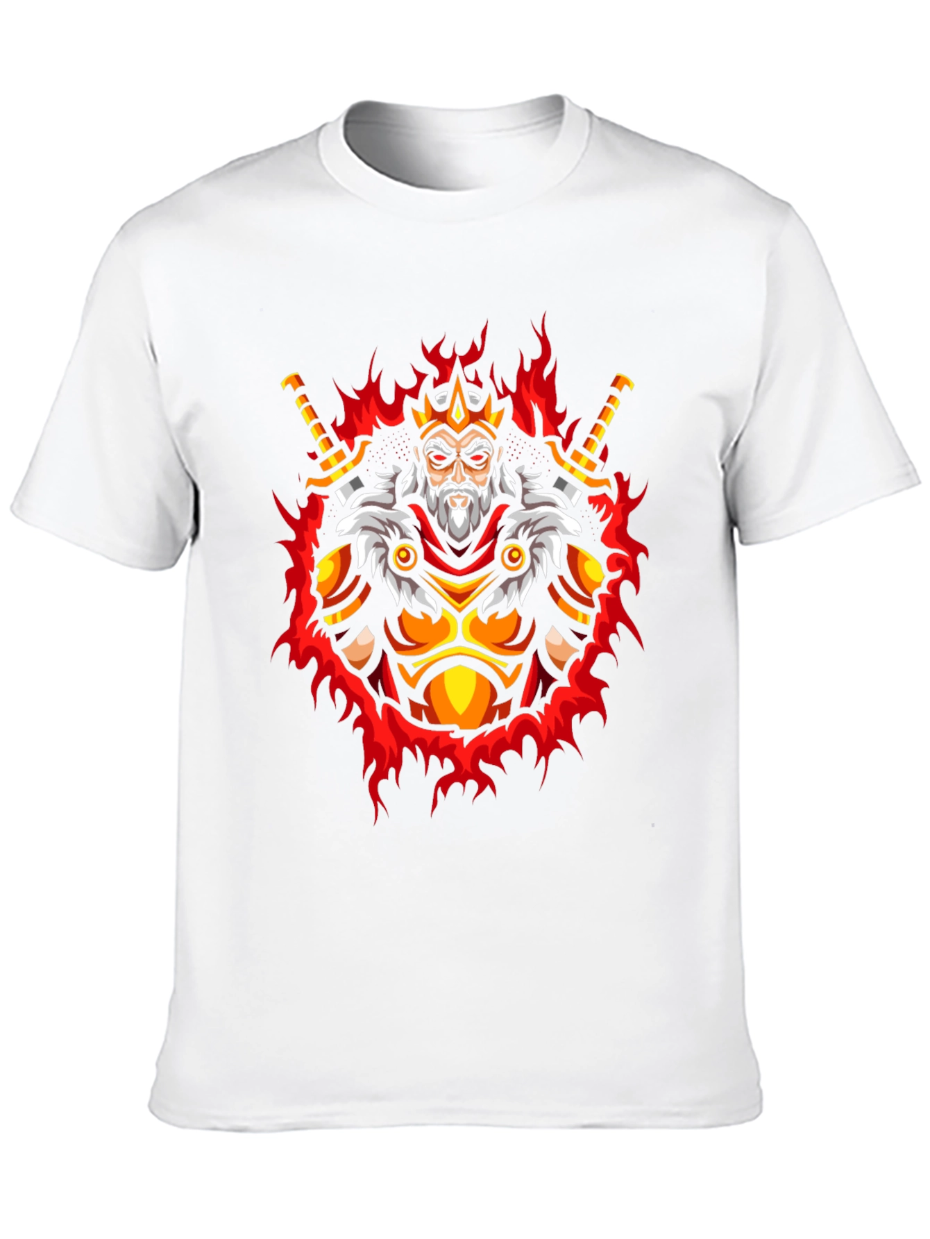 King Warrior Graphic Tee - Mens Black T-Shirt
