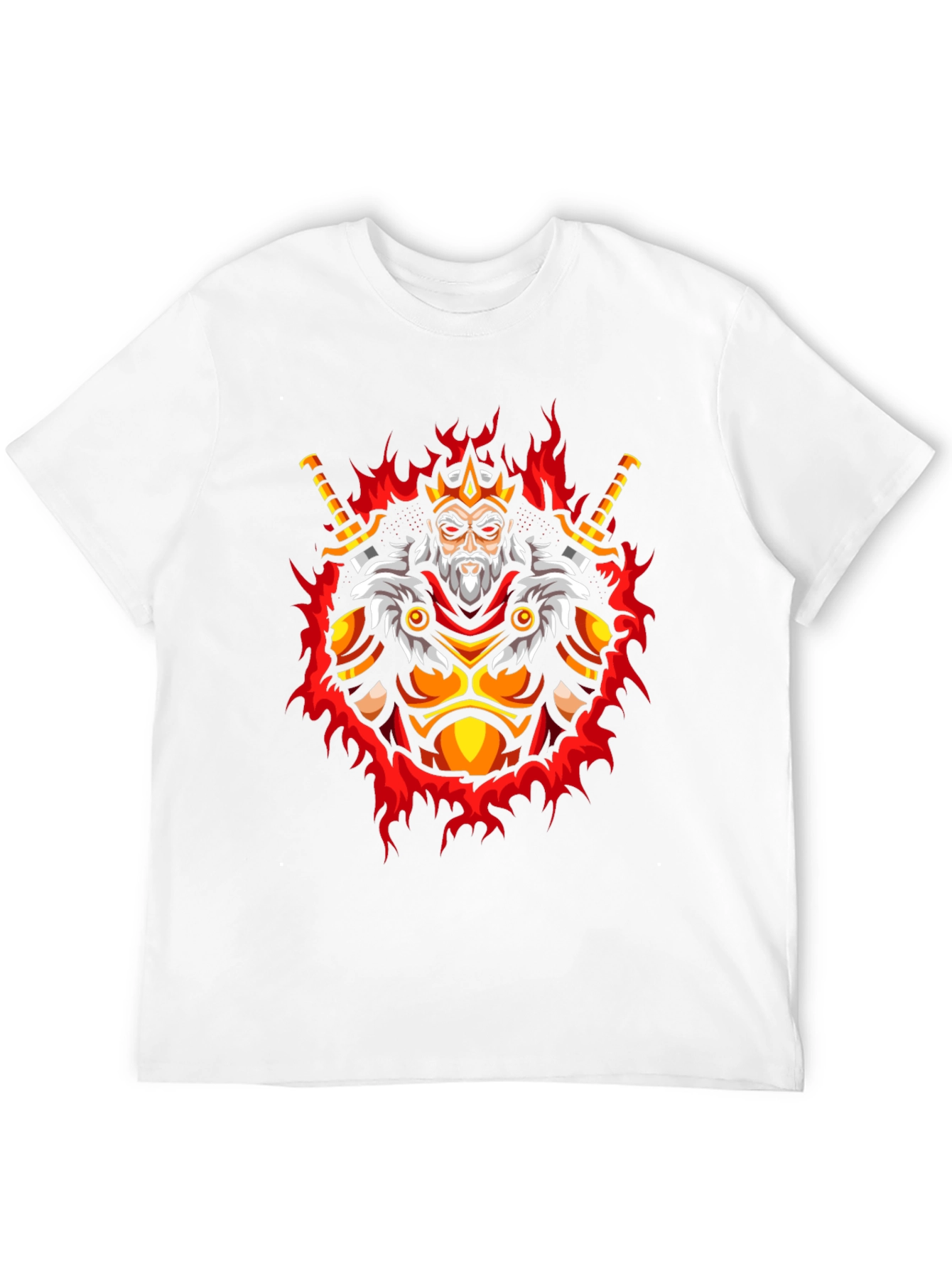 King Warrior Graphic Tee - Mens Black T-Shirt