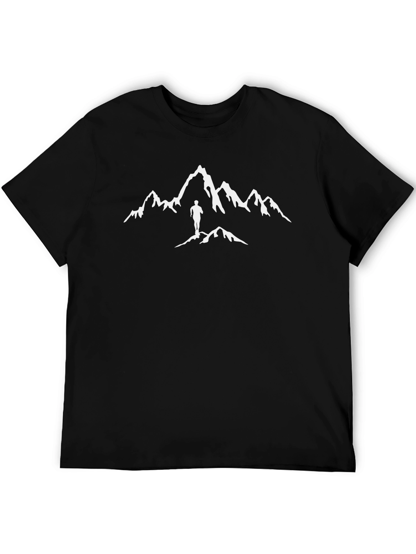 Mountain Hiker Graphic Tee - Black
