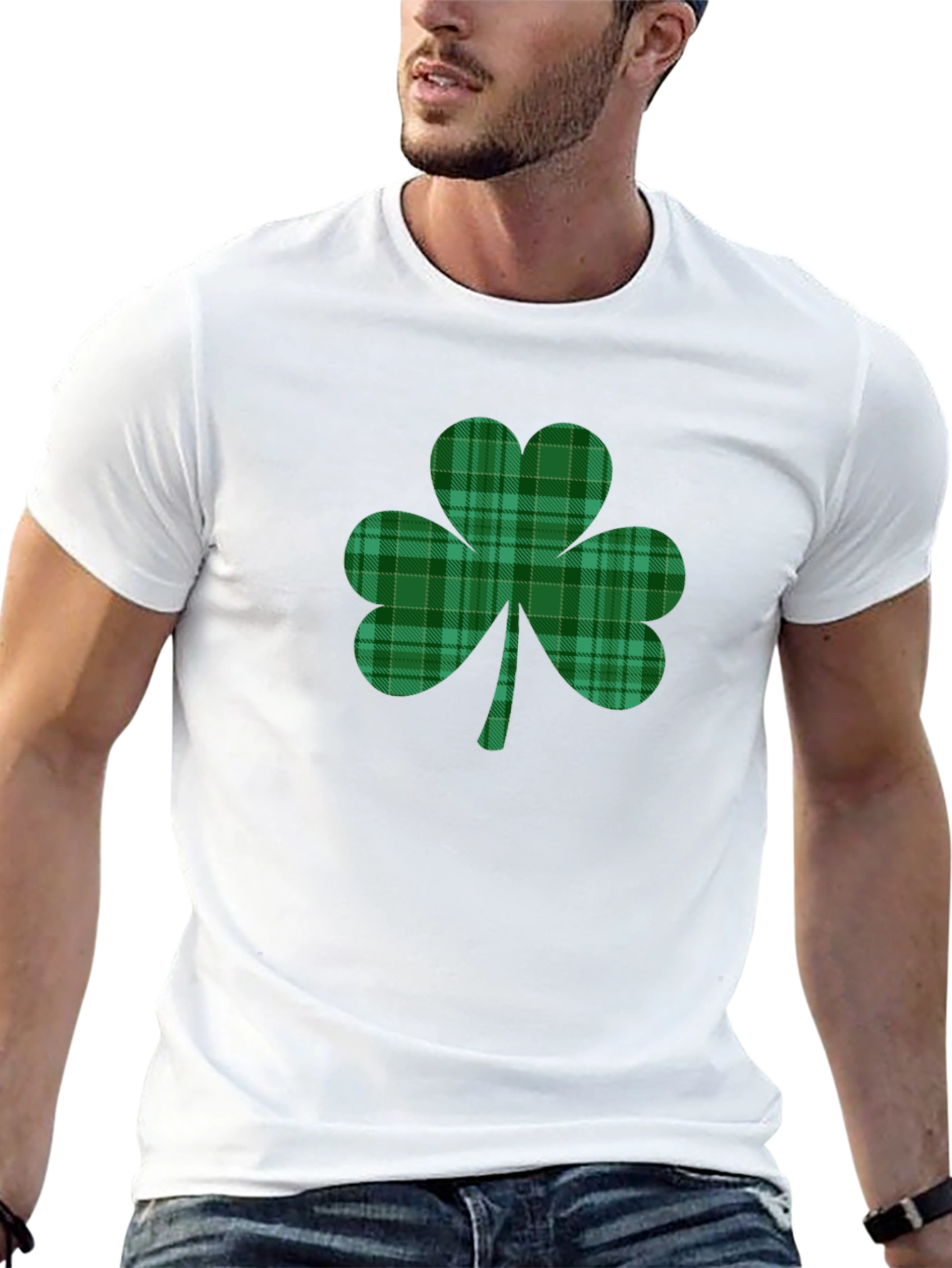 Plaid Shamrock T-Shirt