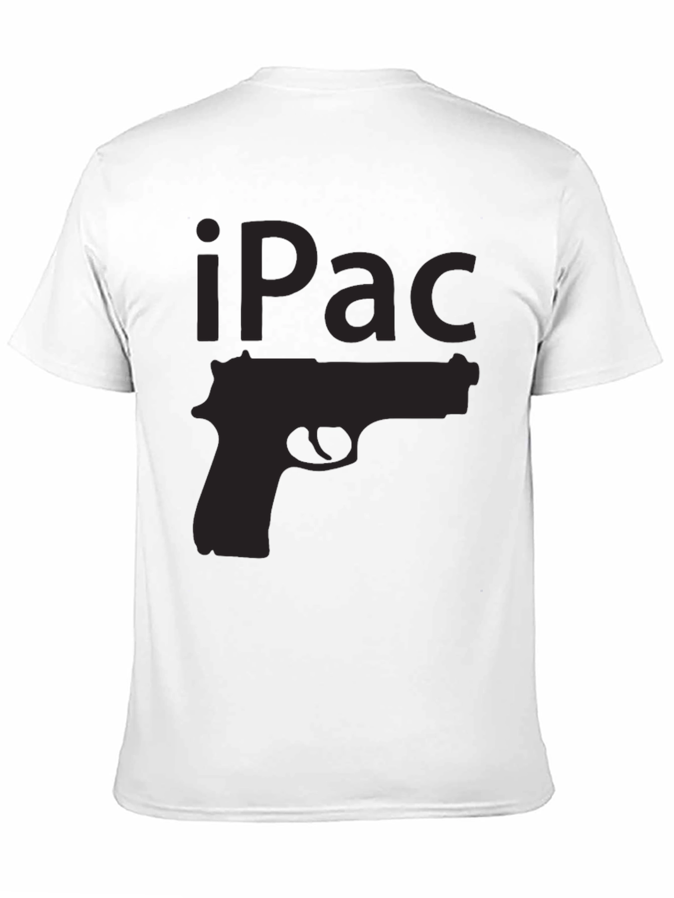 iPac Gun Graphic T-Shirt - Black
