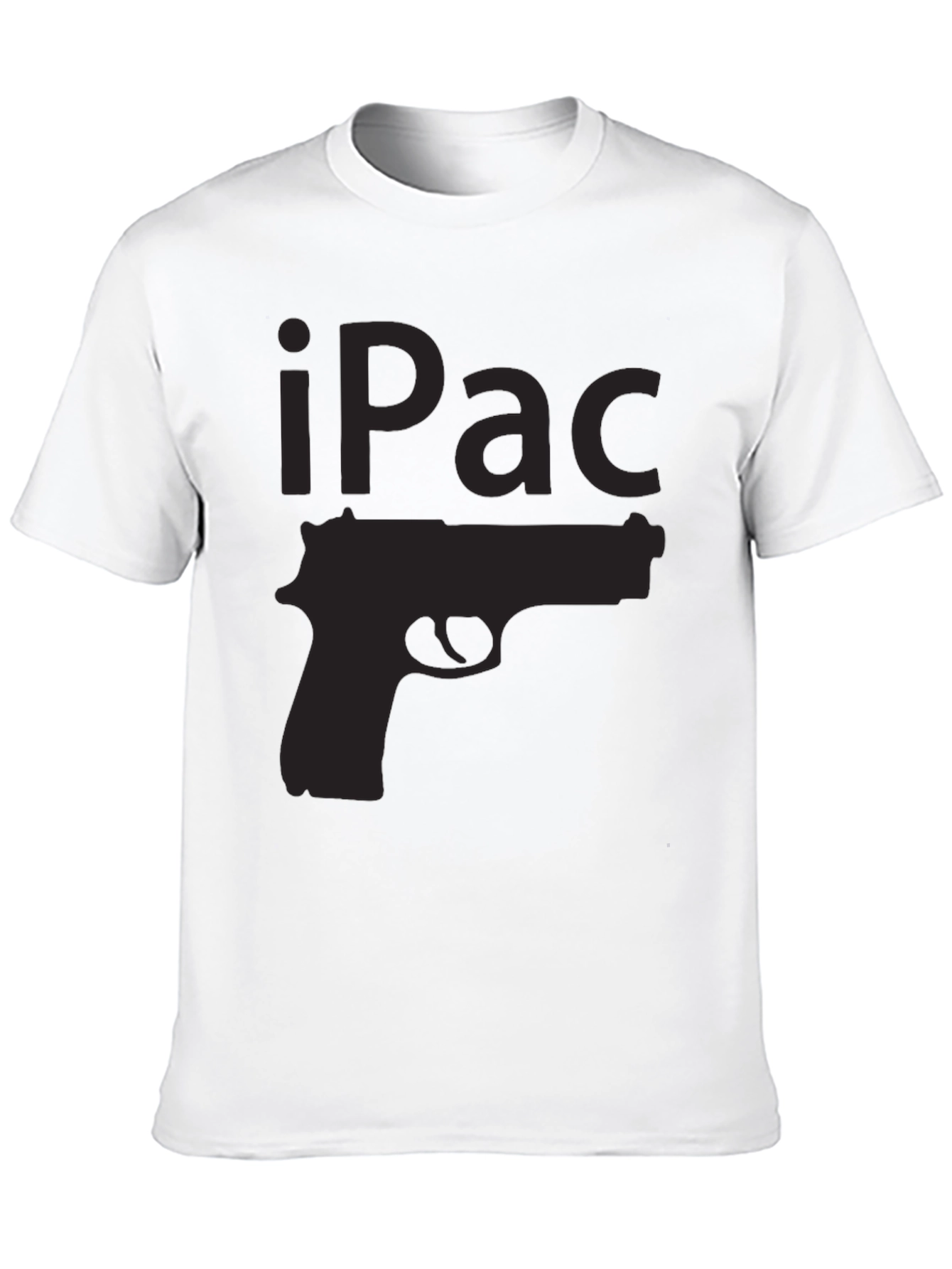 iPac Gun Graphic T-Shirt - Black