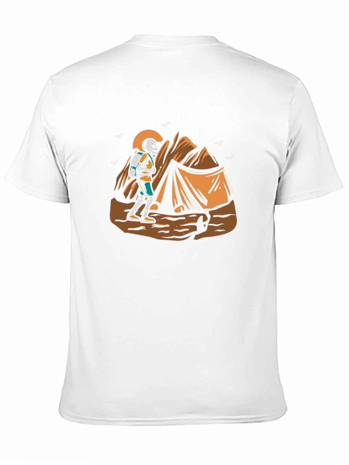 Skeleton Hiker Graphic Tee