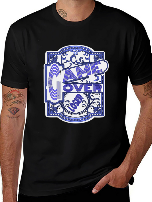Game Over Loser Graphic T-Shirt - Classic Gamer Tee