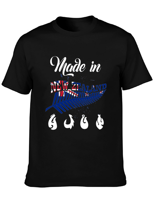 Made in New Zealand Black T-Shirt
