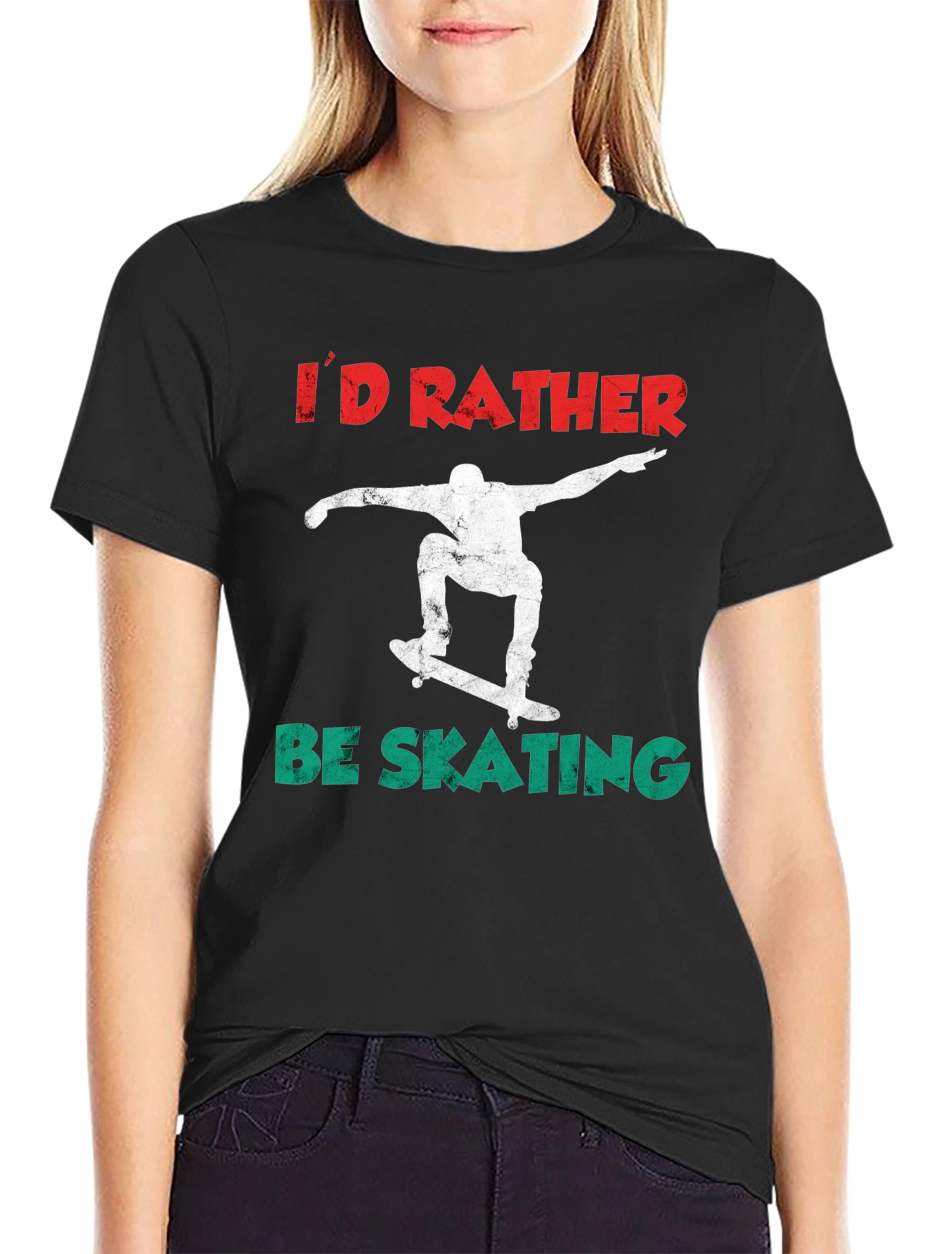 Id Rather Be Skating T-Shirt