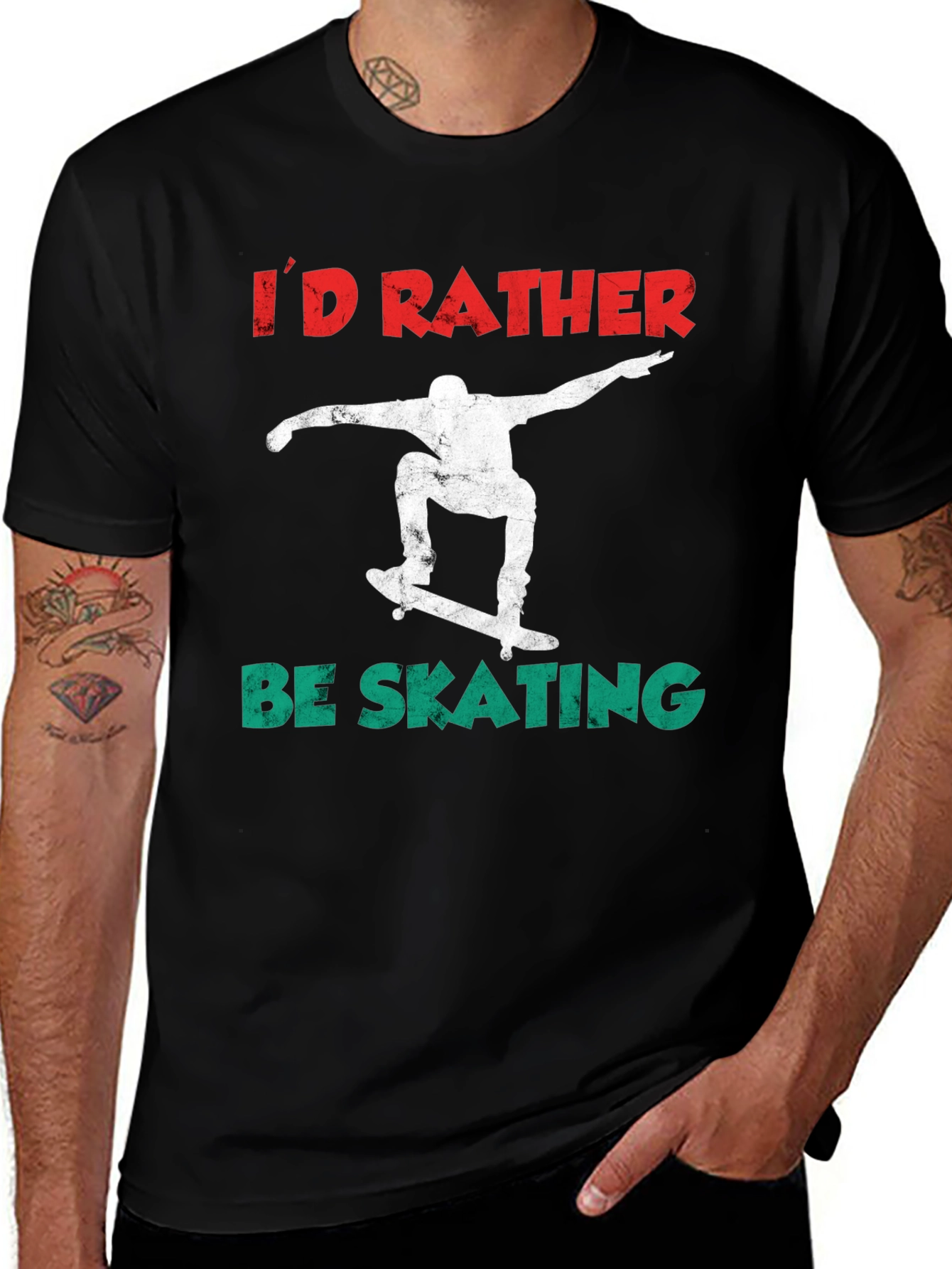 Id Rather Be Skating T-Shirt