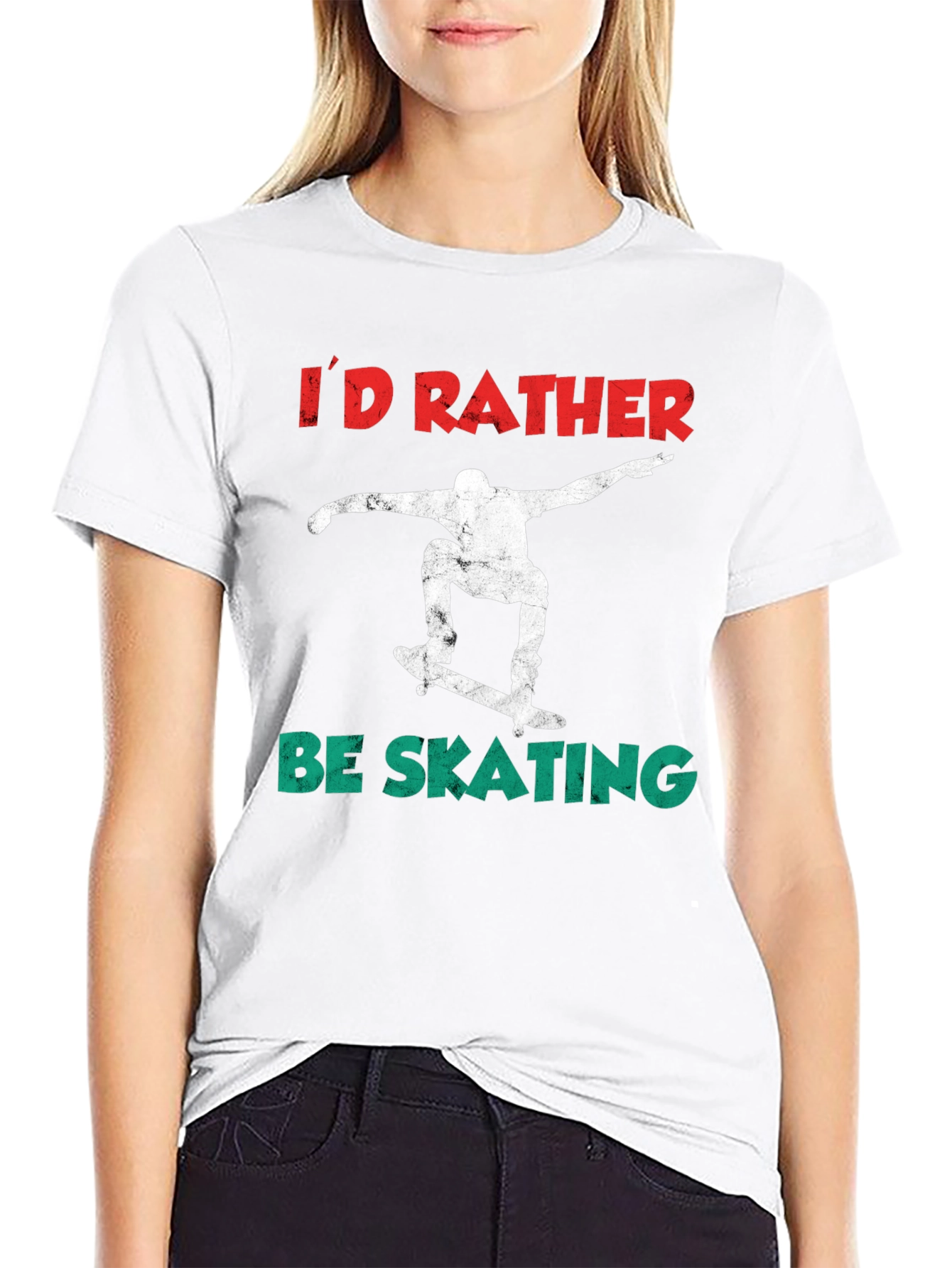 Id Rather Be Skating T-Shirt