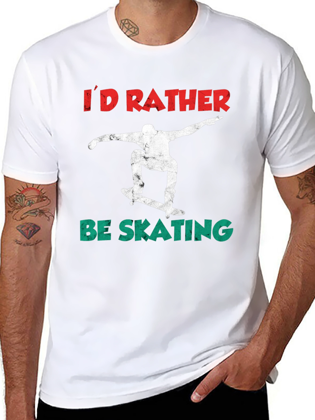 Id Rather Be Skating T-Shirt