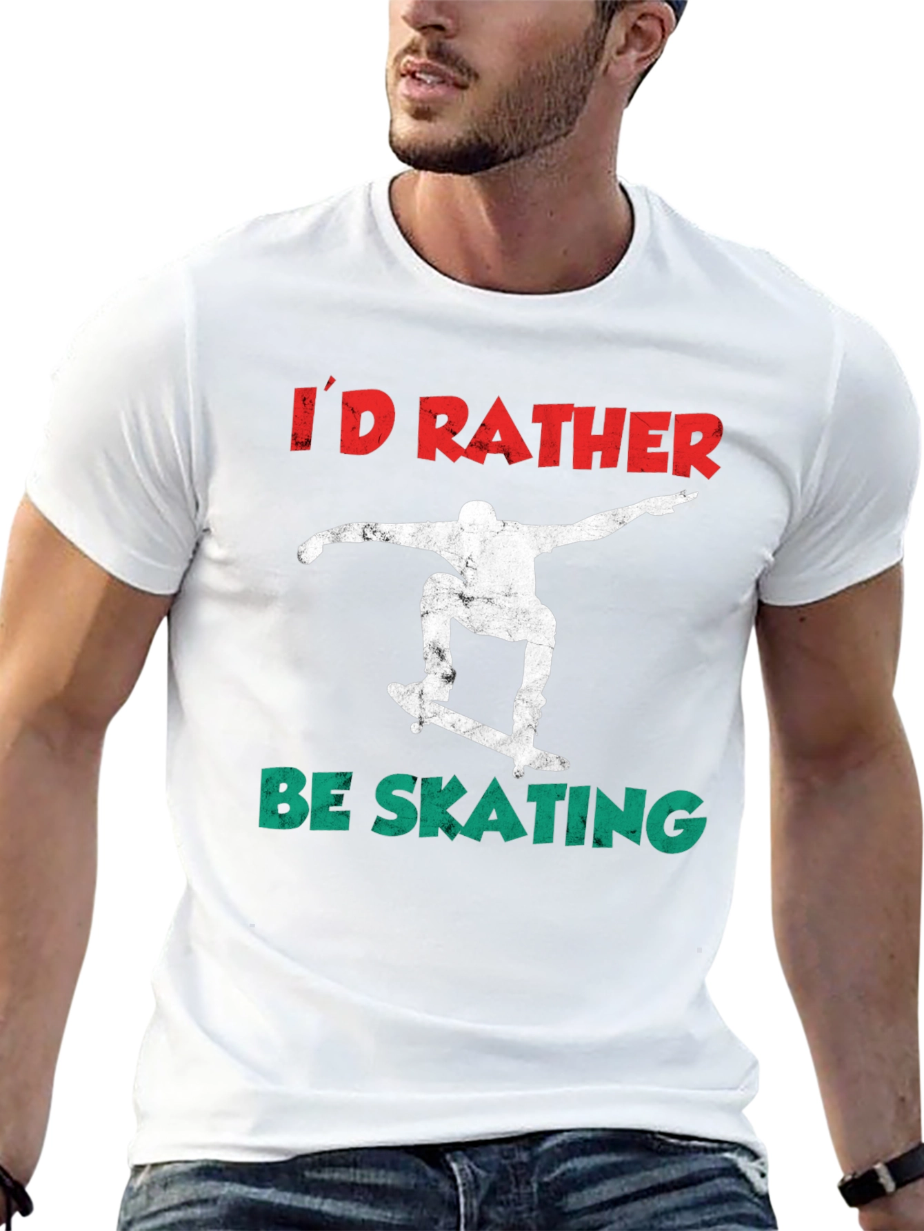 Id Rather Be Skating T-Shirt