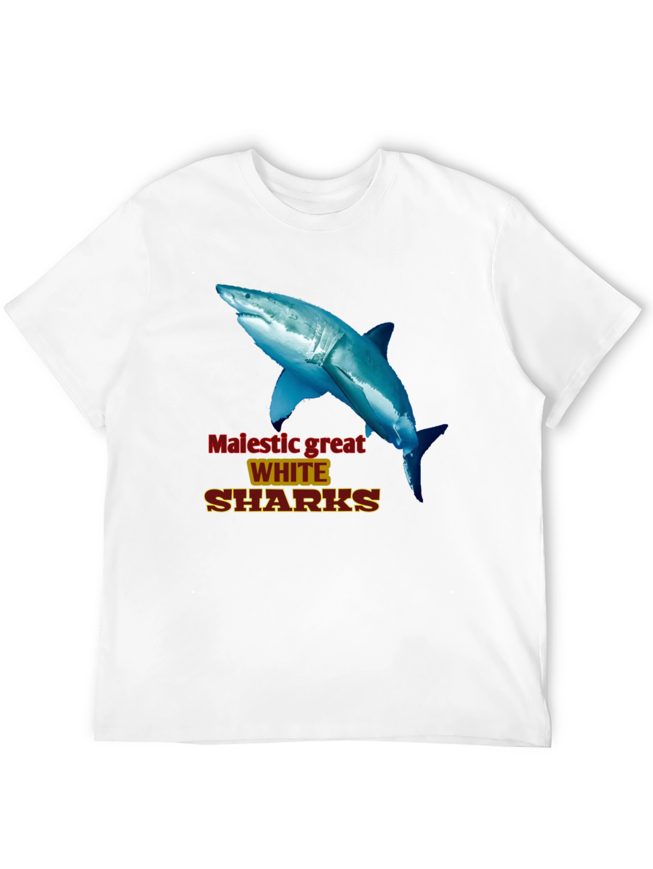 Majestic Great White Sharks Graphic Tee