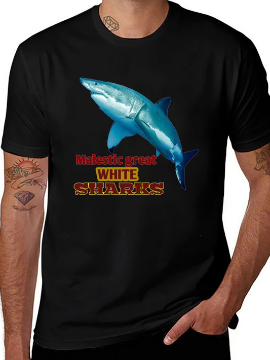 Majestic Great White Sharks Graphic Tee