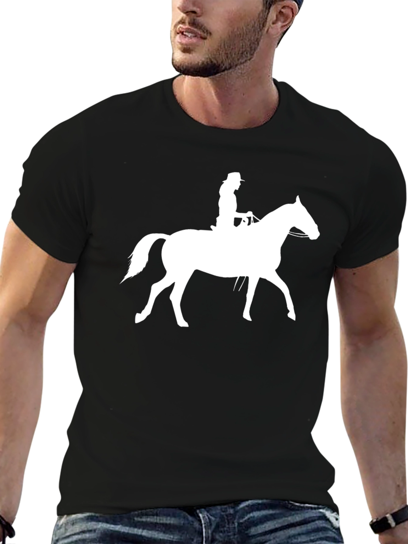 Horse Rider Graphic T-Shirt