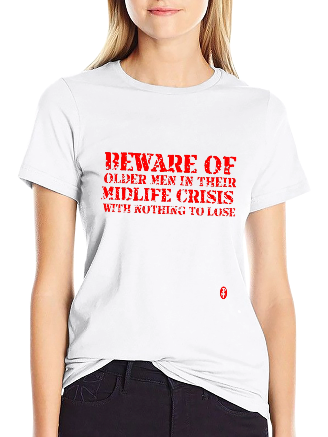 Beware Midlife Crisis Tee - Funny Graphic T-Shirt