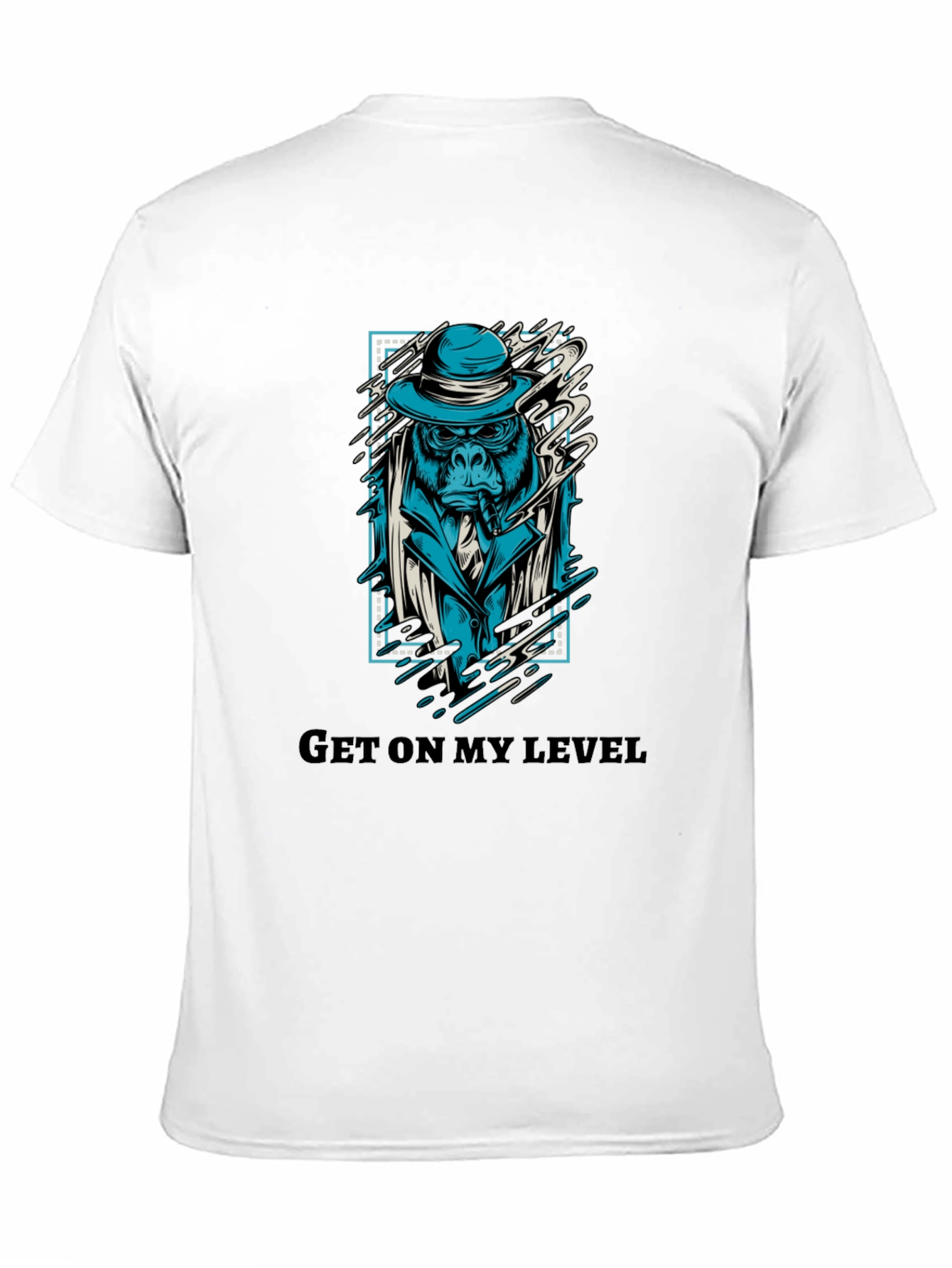 Get On My Level Gorilla Graphic T-Shirt