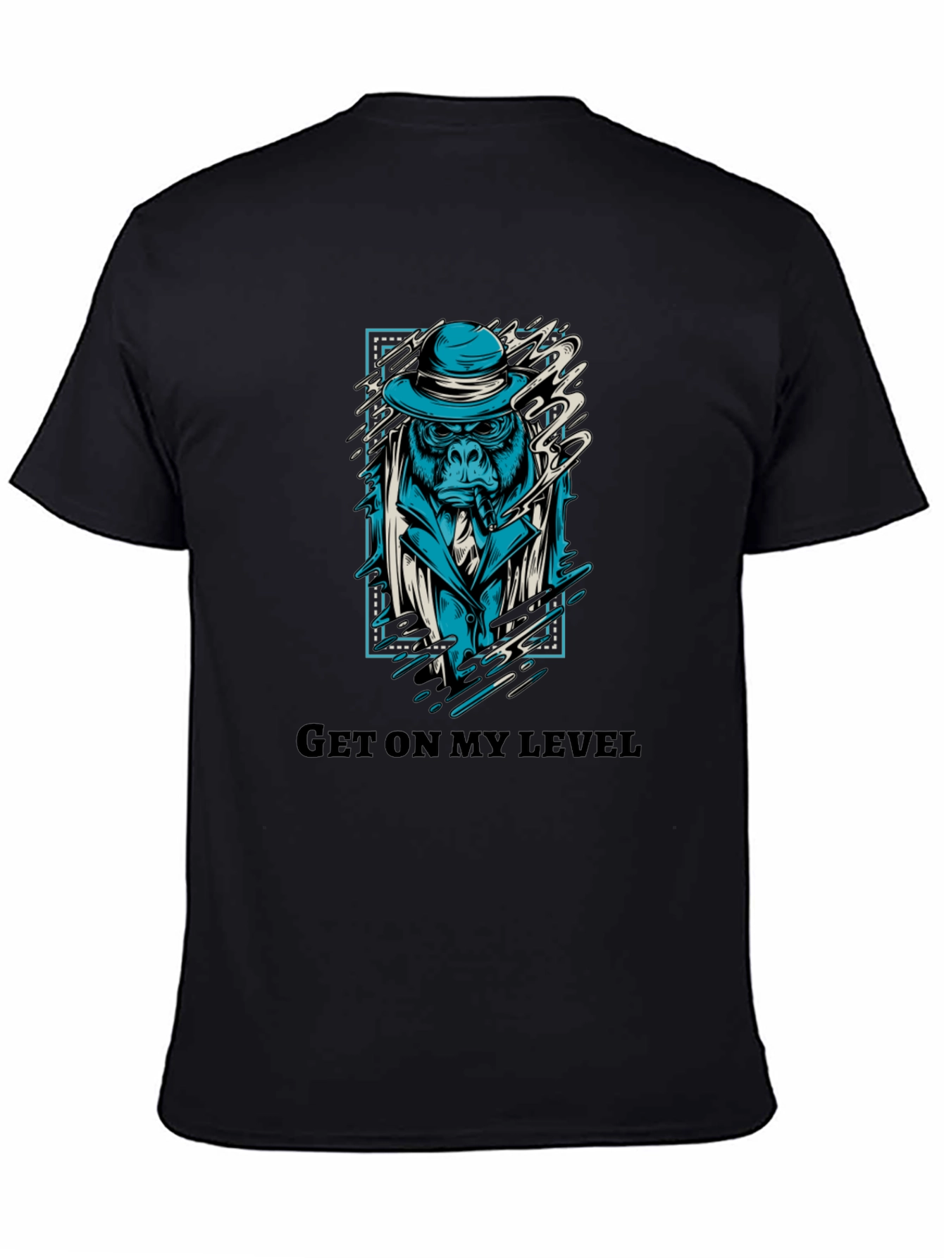 Get On My Level Gorilla Graphic T-Shirt