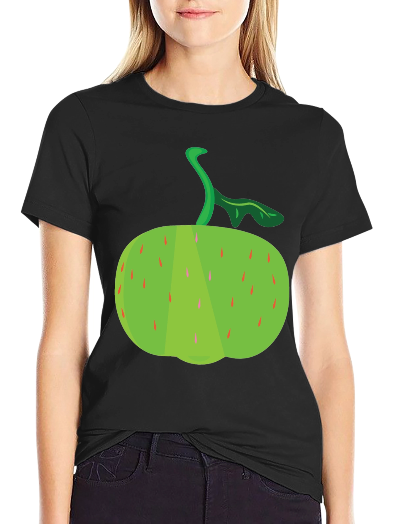 Green Apple Graphic Tee - Unisex Crew Neck