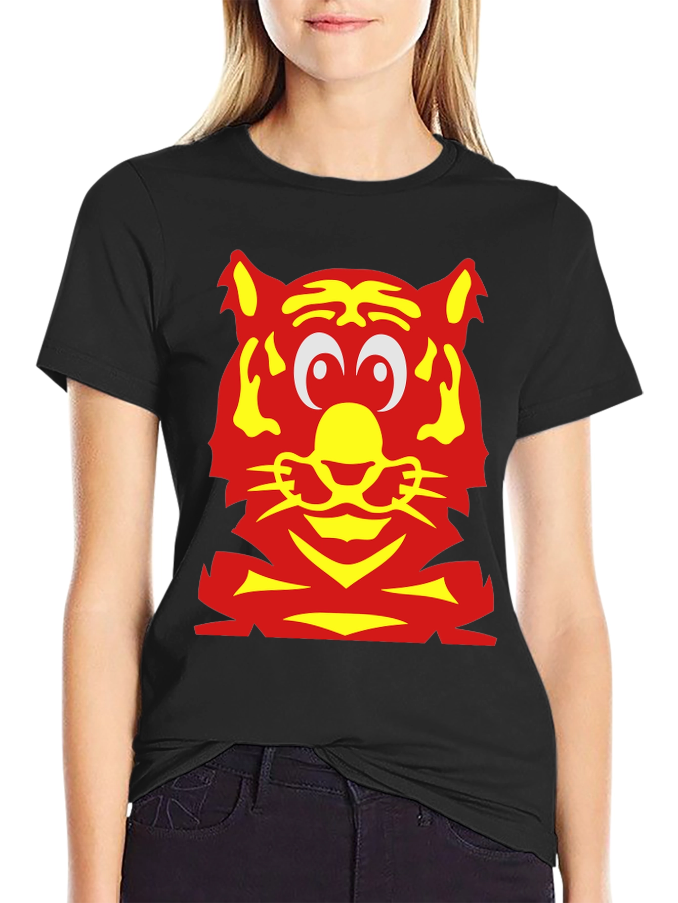 Tiger Graphic T-Shirt - Bold Animal Print Tee