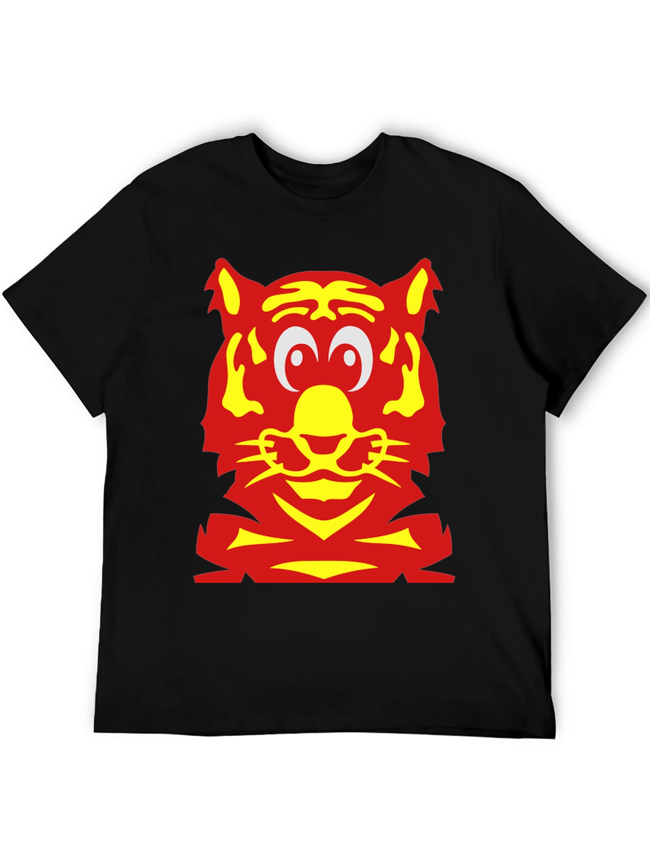 Tiger Graphic T-Shirt - Bold Animal Print Tee