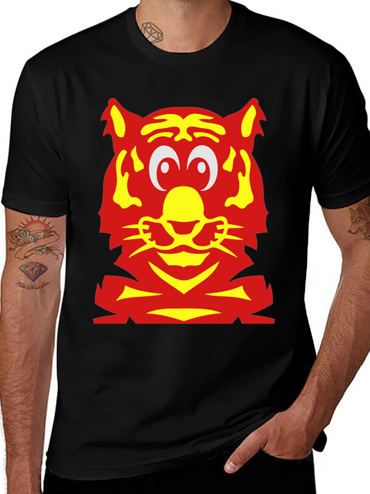 Tiger Graphic T-Shirt - Bold Animal Print Tee