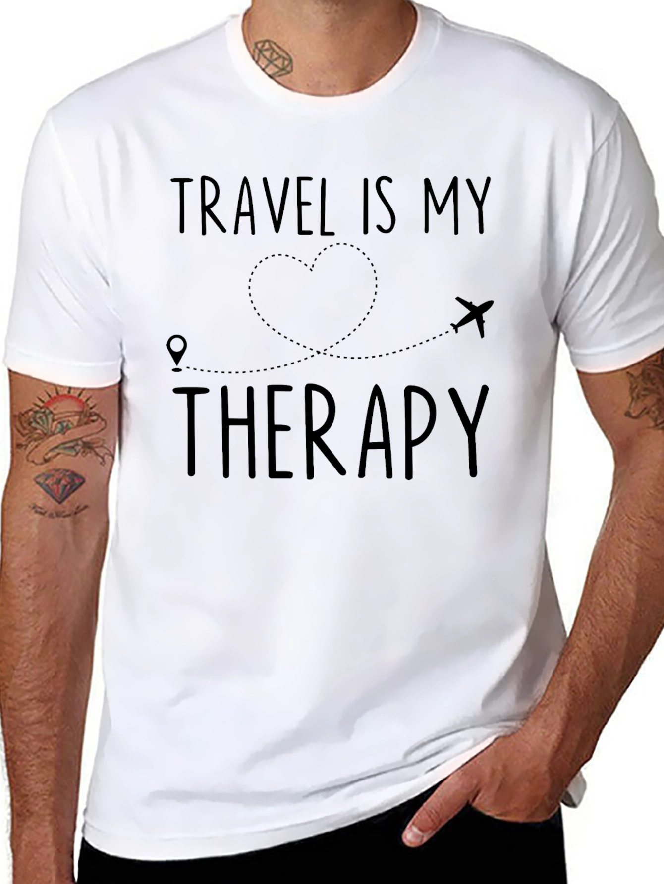 Travel Is My Therapy Graphic Tee
