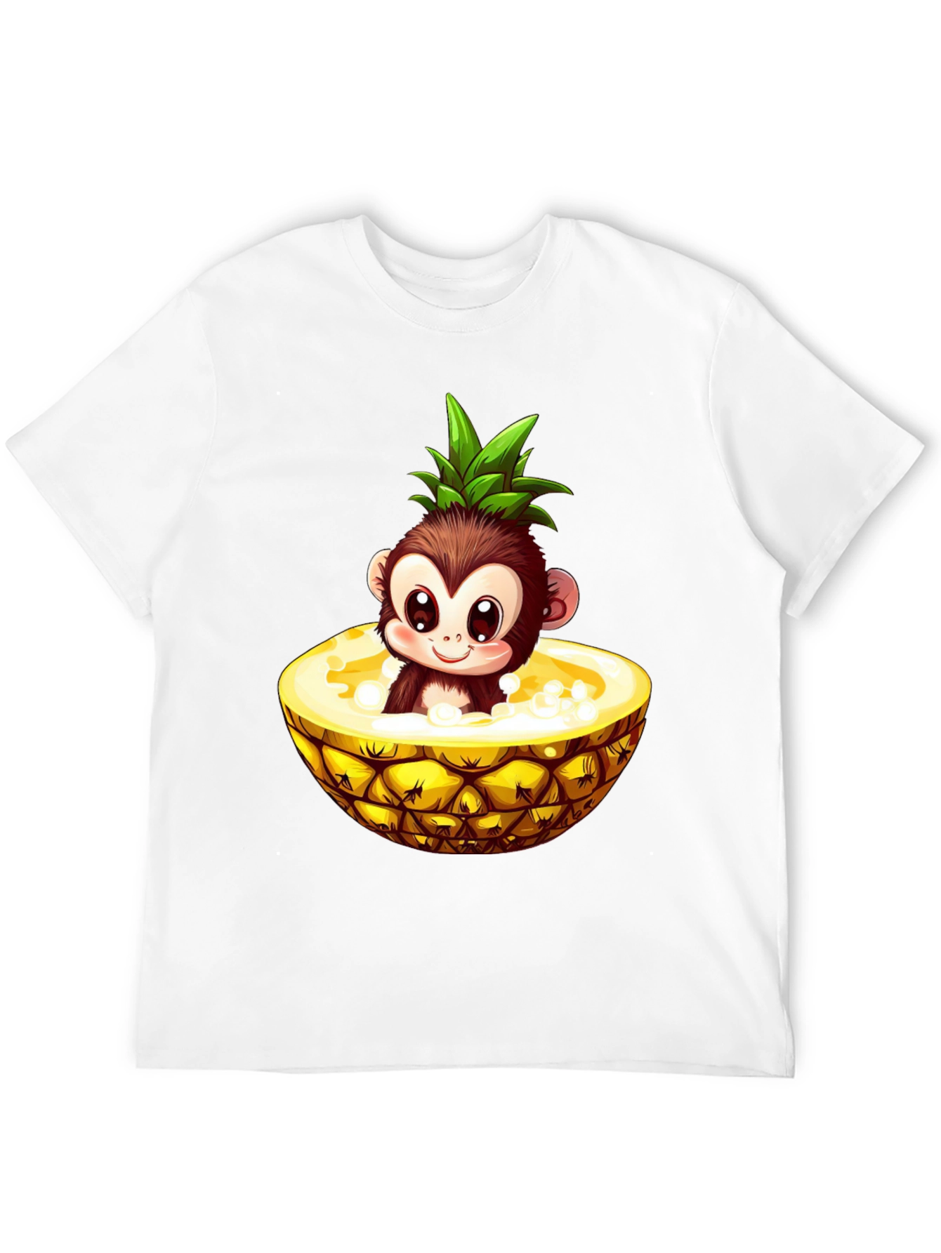 Monkey in Pineapple Graphic Tee