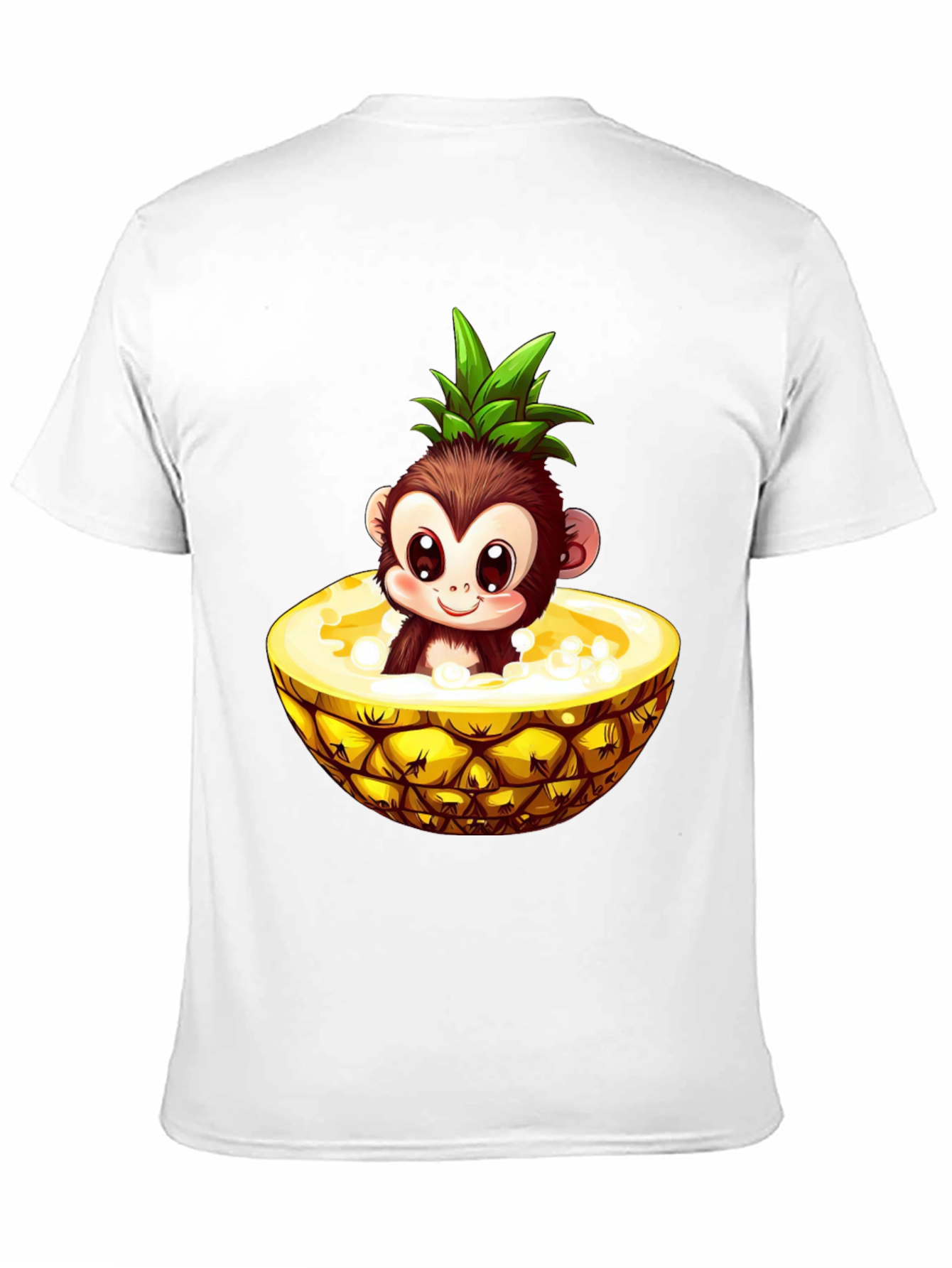 Monkey in Pineapple Graphic Tee
