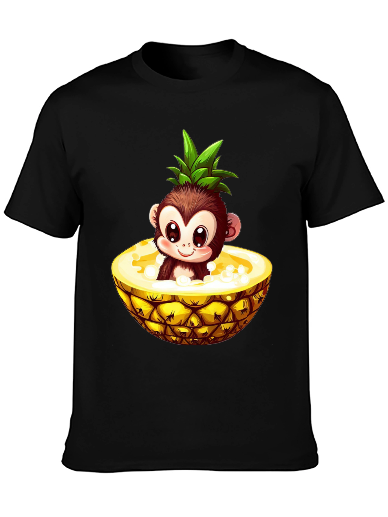 Monkey in Pineapple Graphic Tee