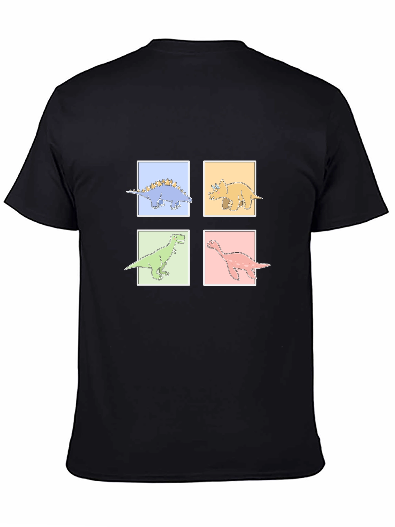 Dinosaur Square Graphic T-Shirt