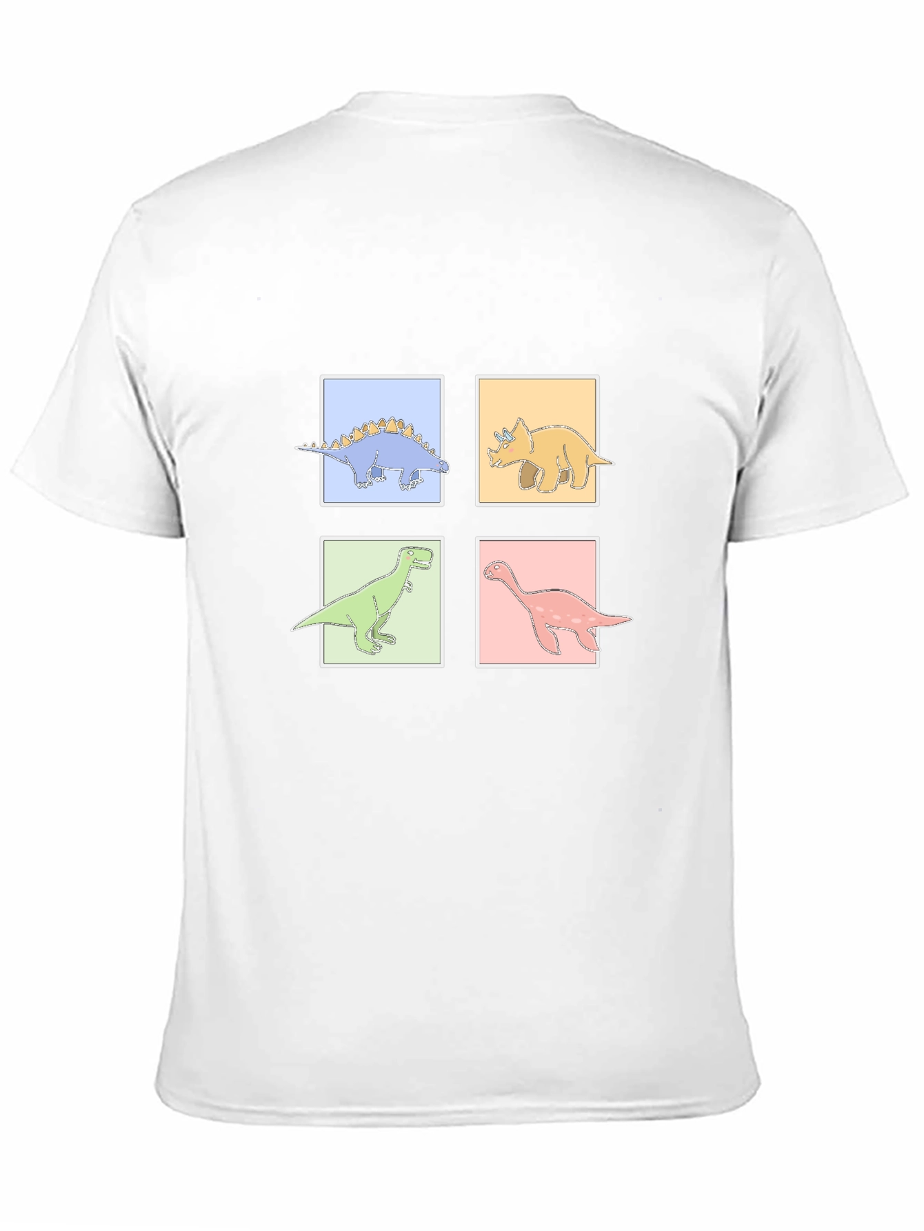 Dinosaur Square Graphic T-Shirt