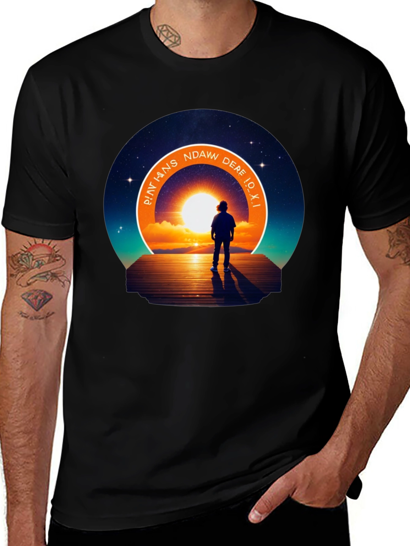 Sunset Silhouette Graphic Tee