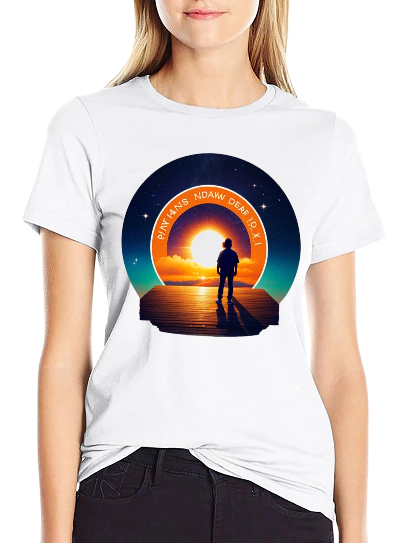 Sunset Silhouette Graphic Tee