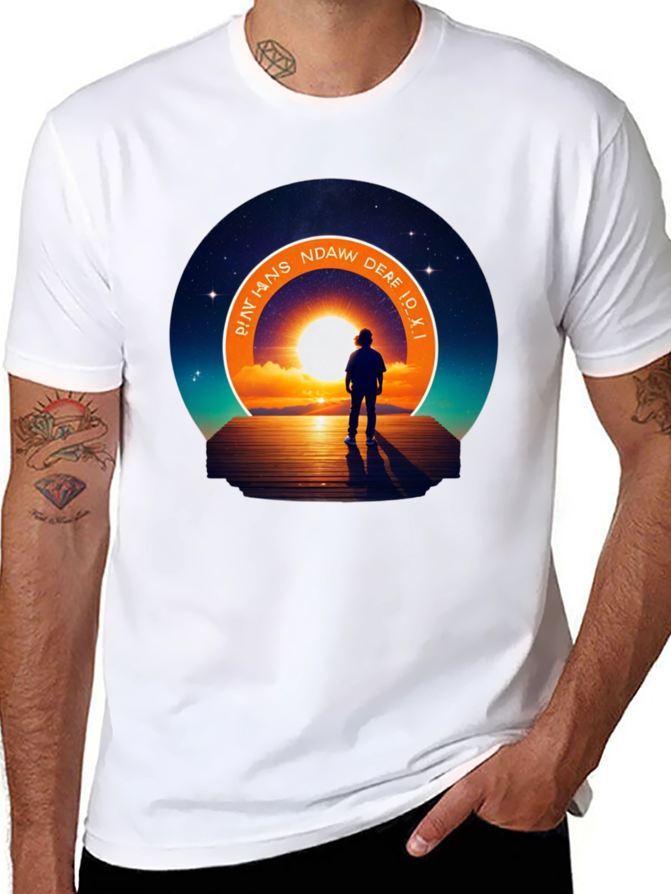 Sunset Silhouette Graphic Tee