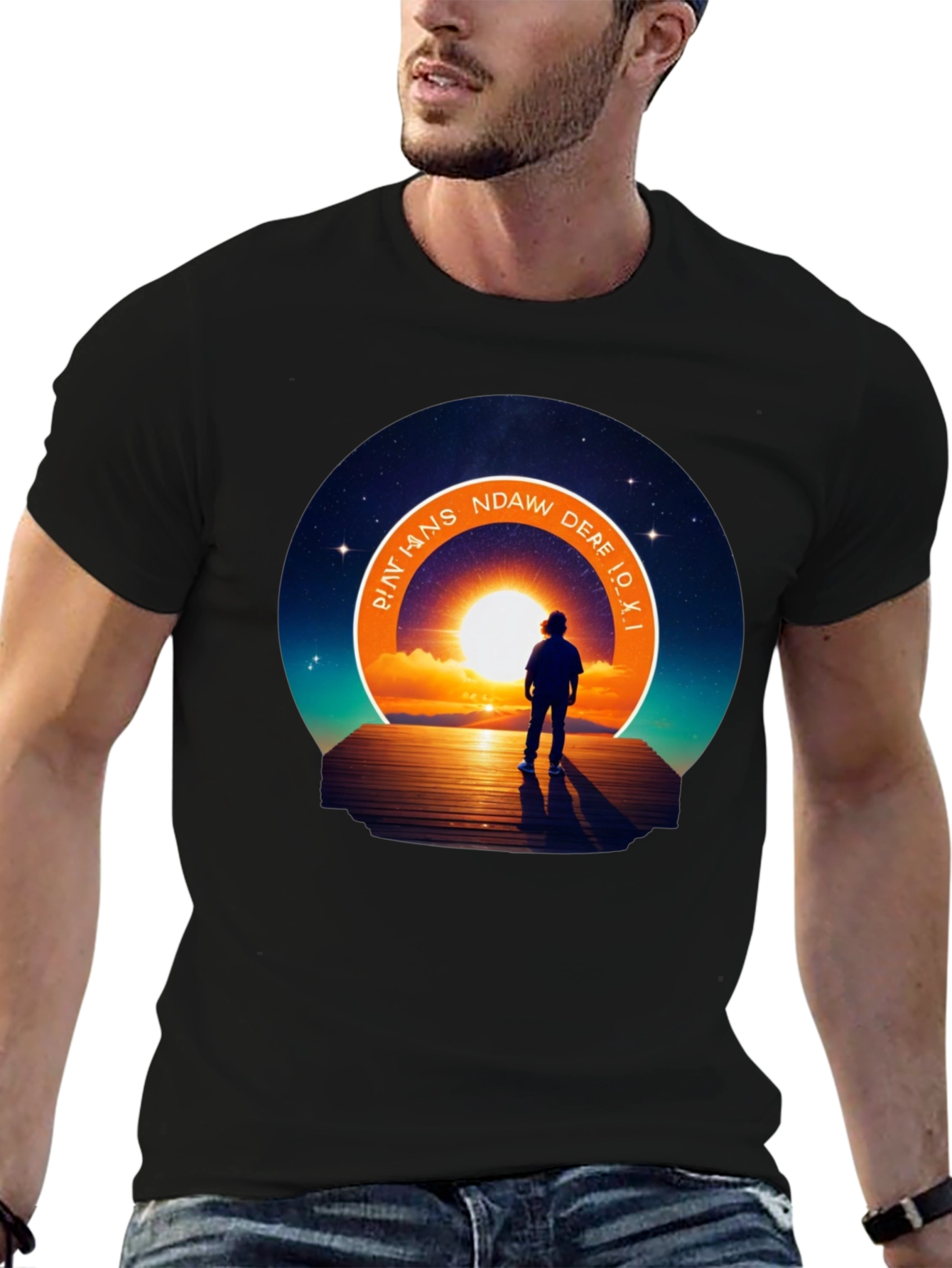 Sunset Silhouette Graphic Tee
