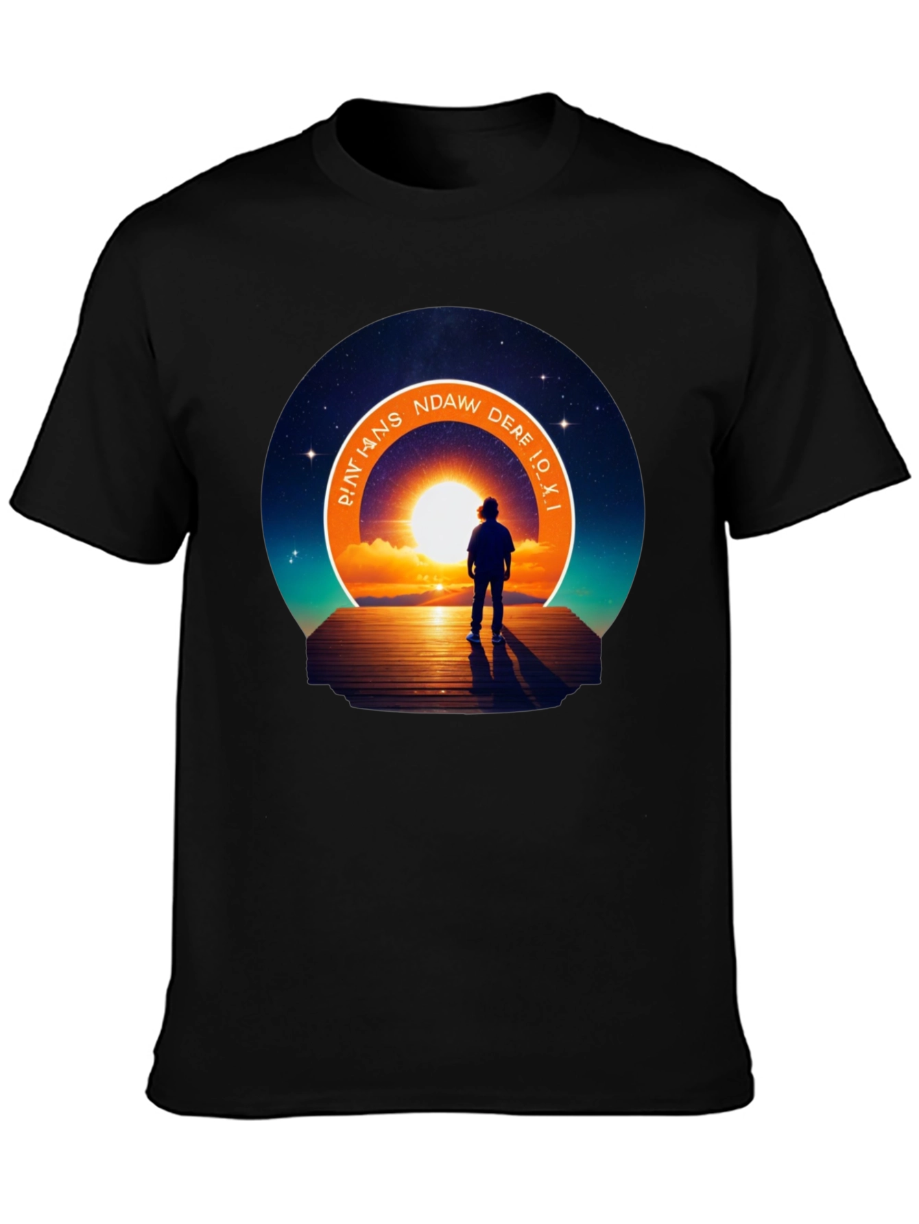 Sunset Silhouette Graphic Tee