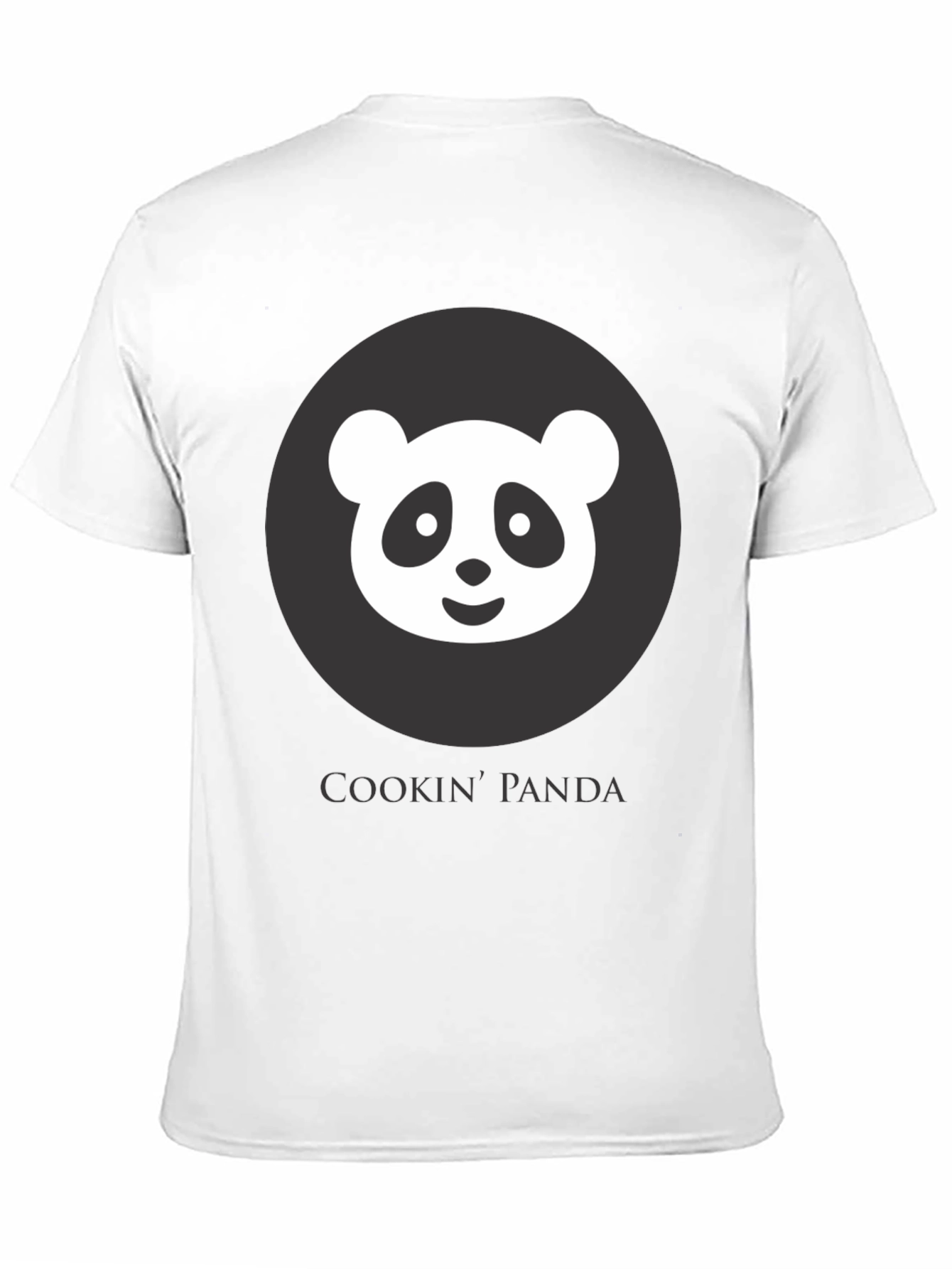 Cookin Panda Black Graphic T-Shirt