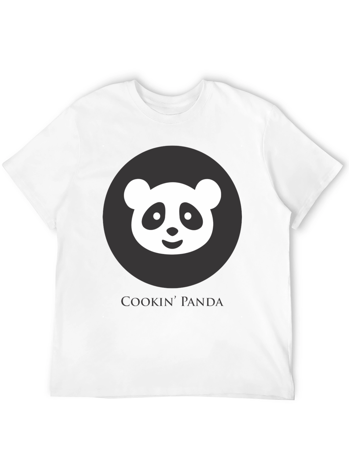Cookin Panda Black Graphic T-Shirt