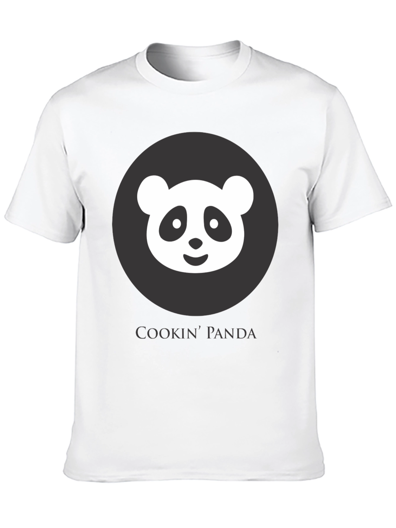 Cookin Panda Black Graphic T-Shirt