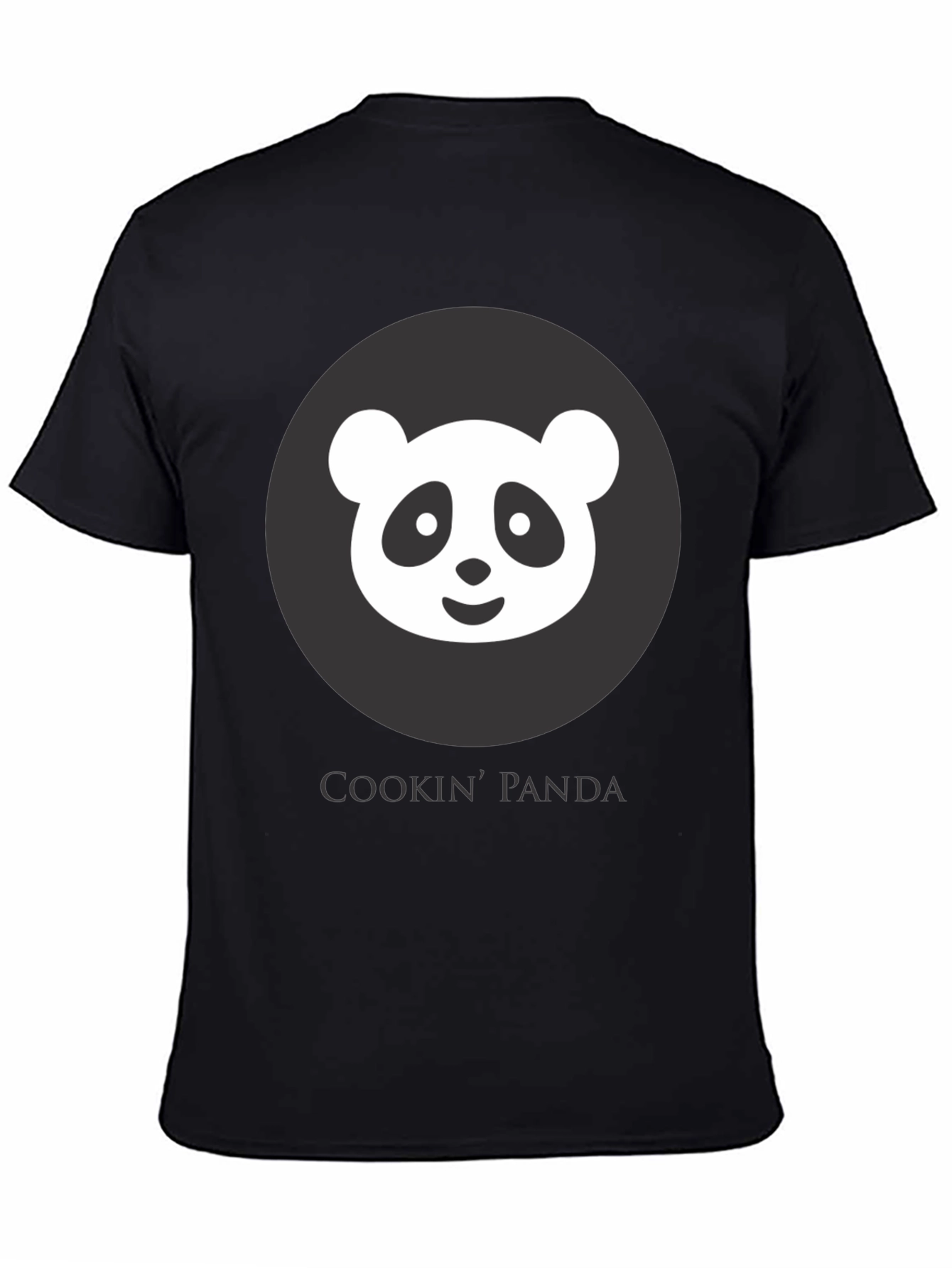 Cookin Panda Black Graphic T-Shirt