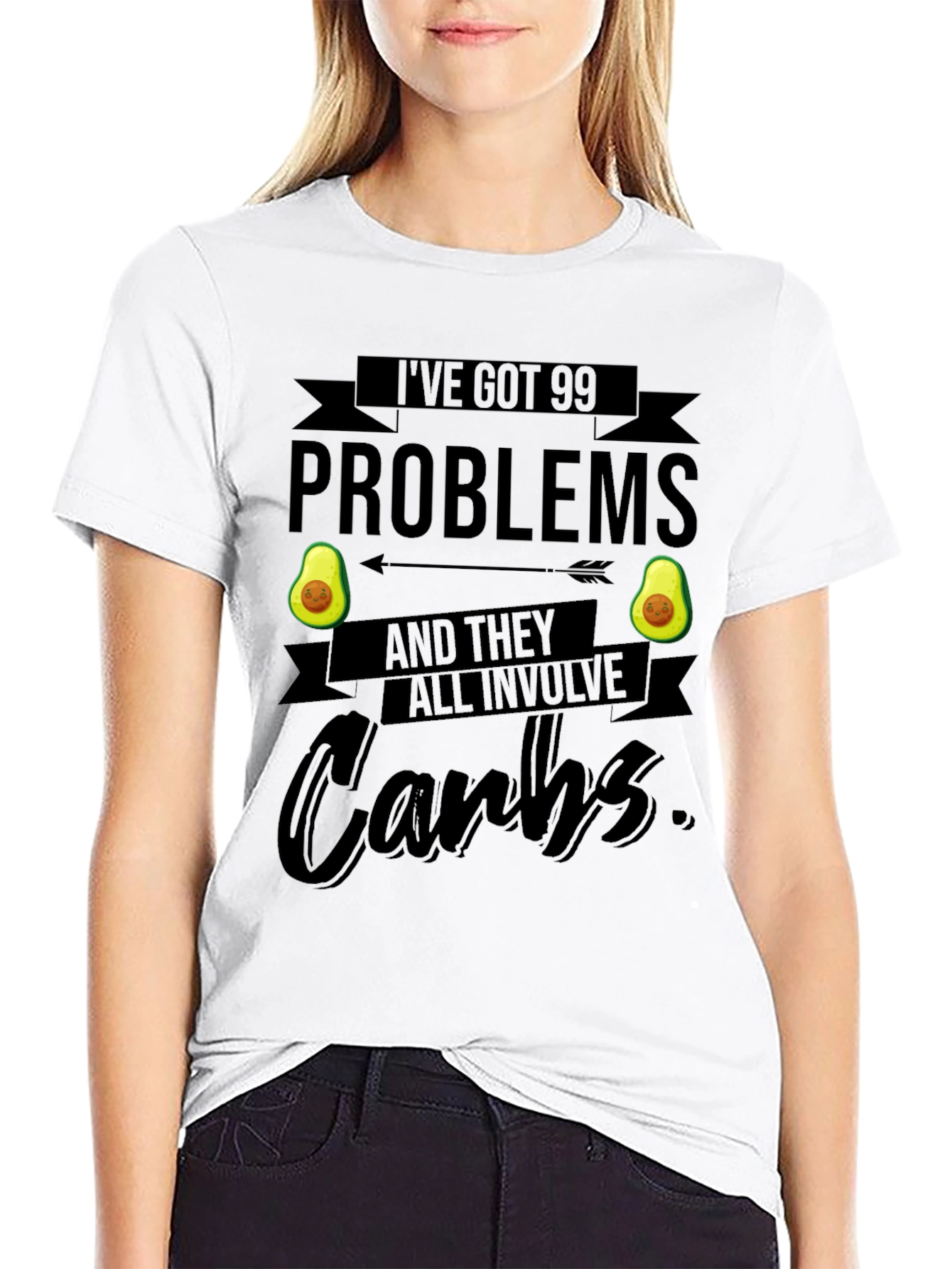 99 Problems Carbs Graphic Tee