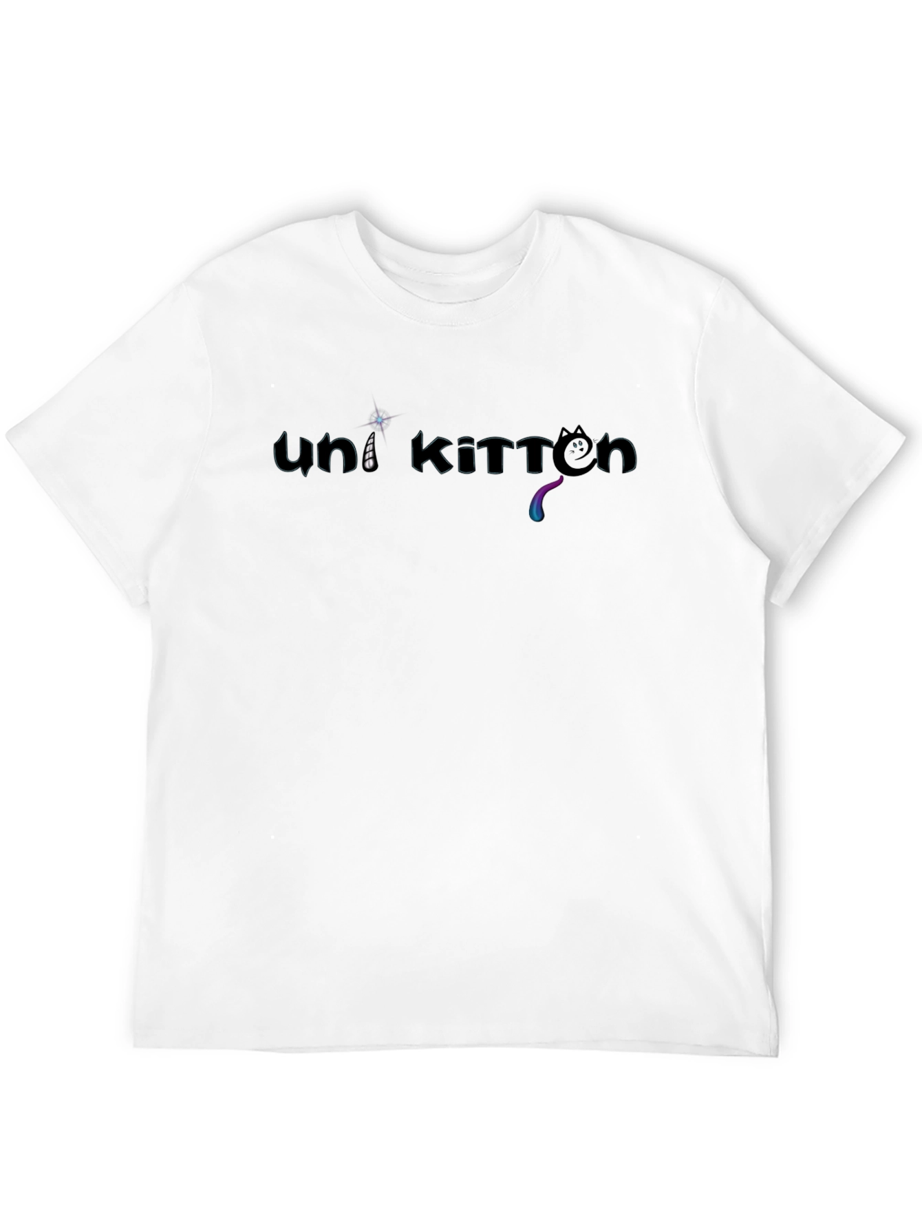 Uni Kitten Black T-Shirt