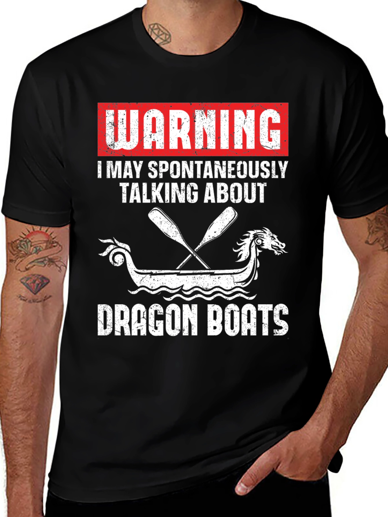 Dragon Boats Warning T-Shirt