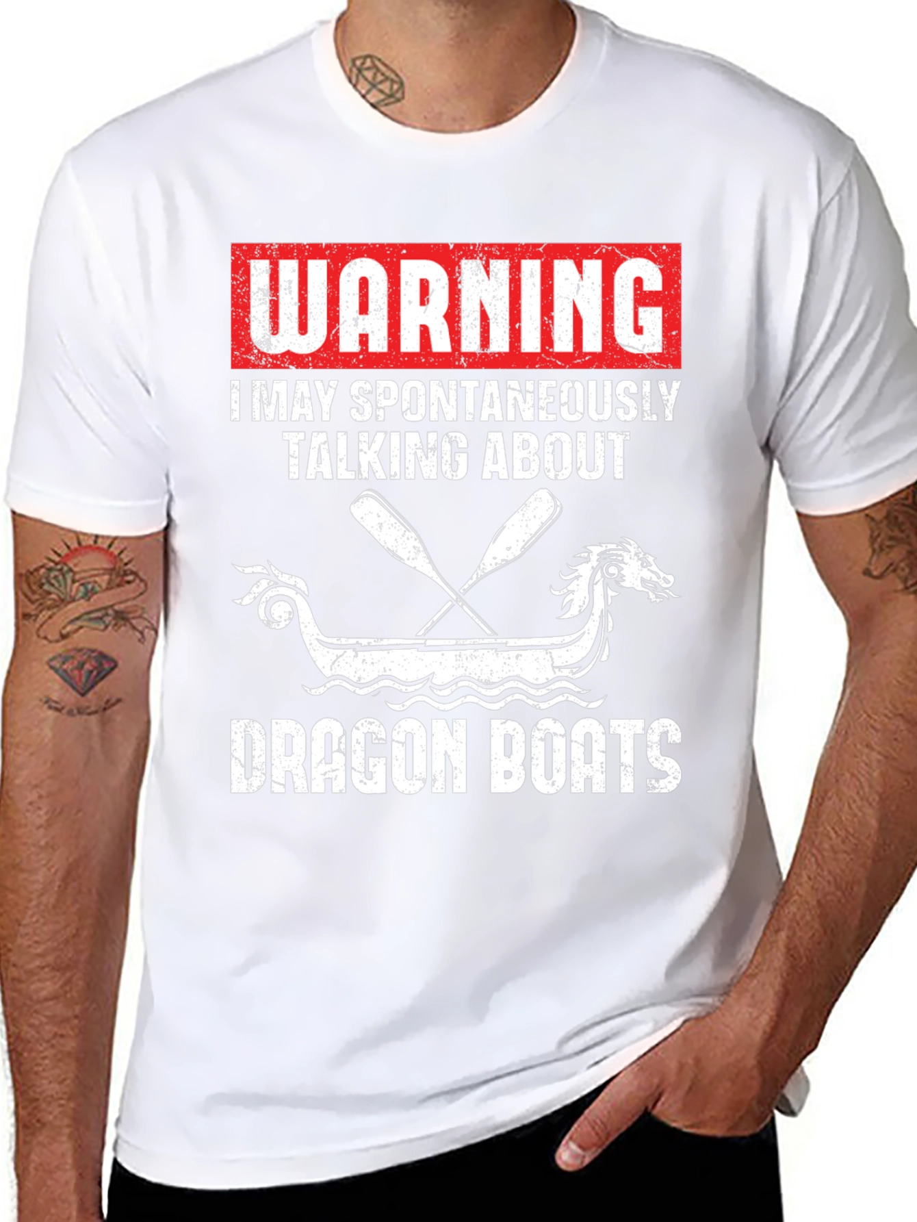 Dragon Boats Warning T-Shirt