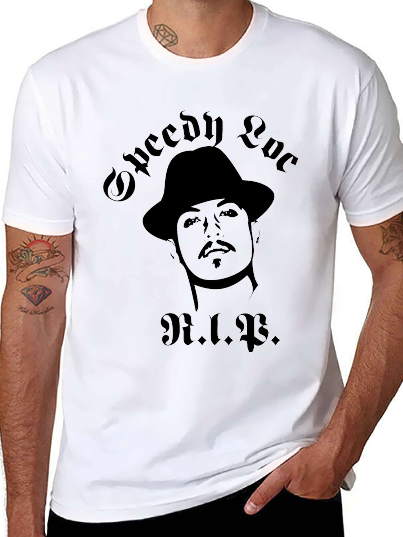 Speedy Loc R.I.P. Black T-Shirt