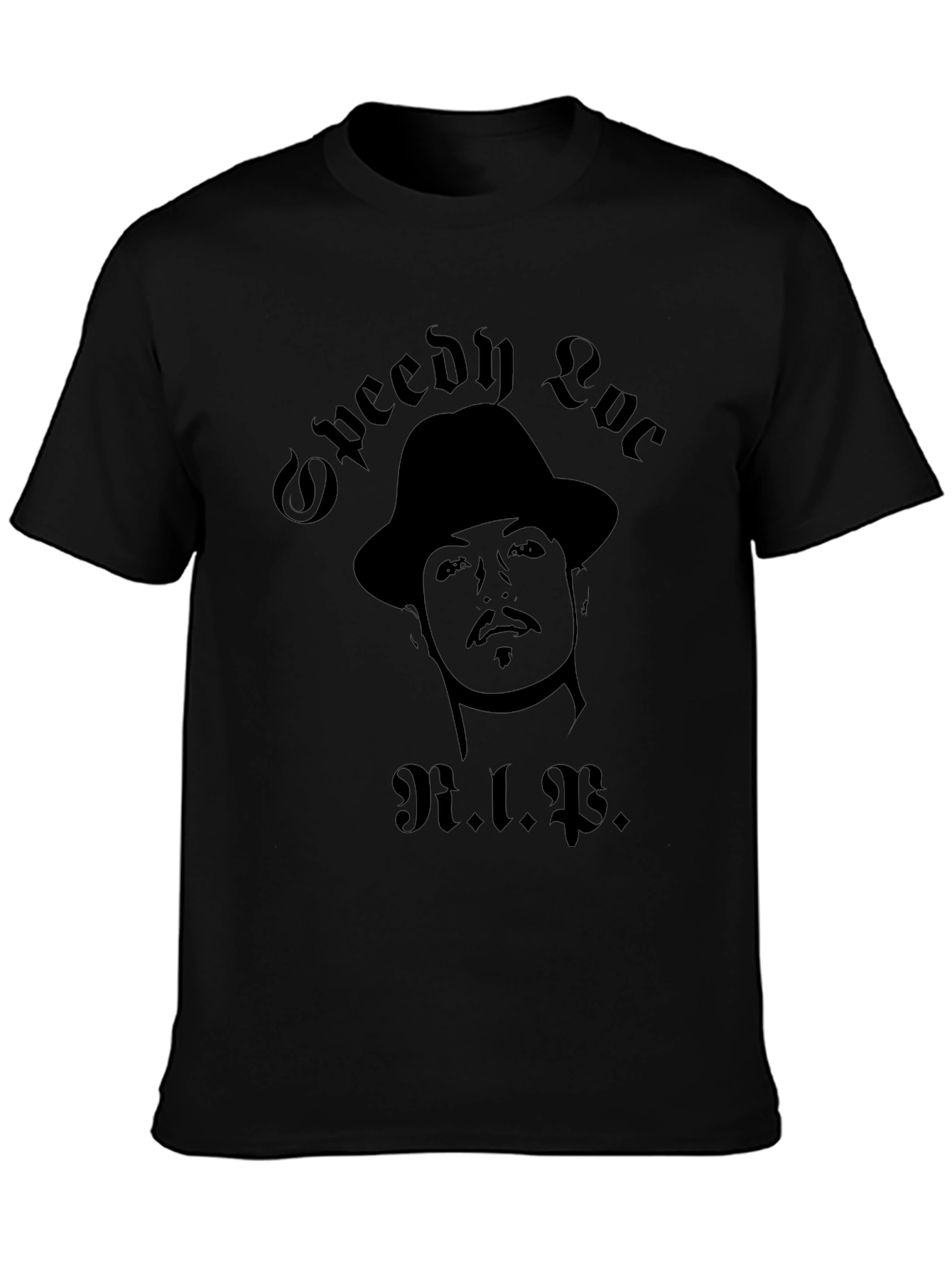 Speedy Loc R.I.P. Black T-Shirt