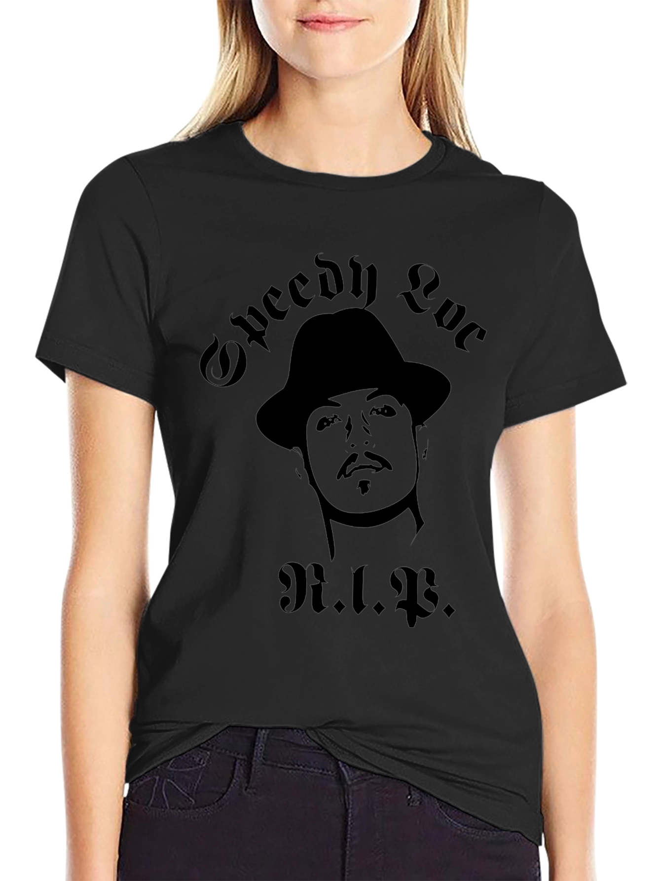 Speedy Loc R.I.P. Black T-Shirt