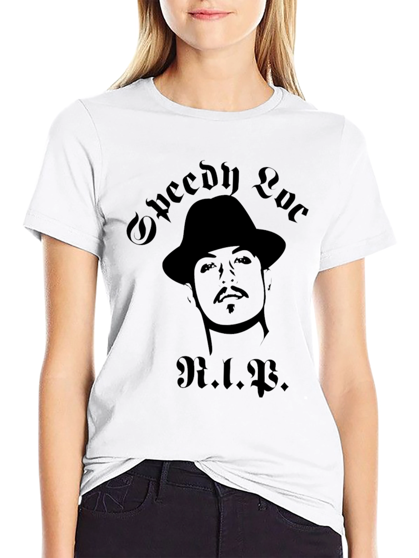 Speedy Loc R.I.P. Black T-Shirt
