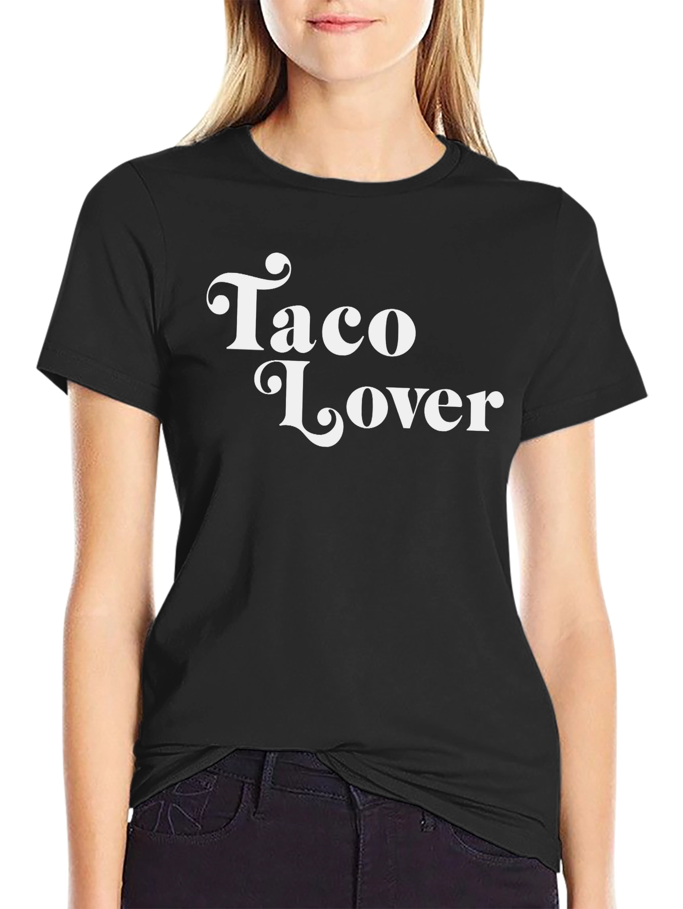 Taco Lover Graphic T-Shirt - Black