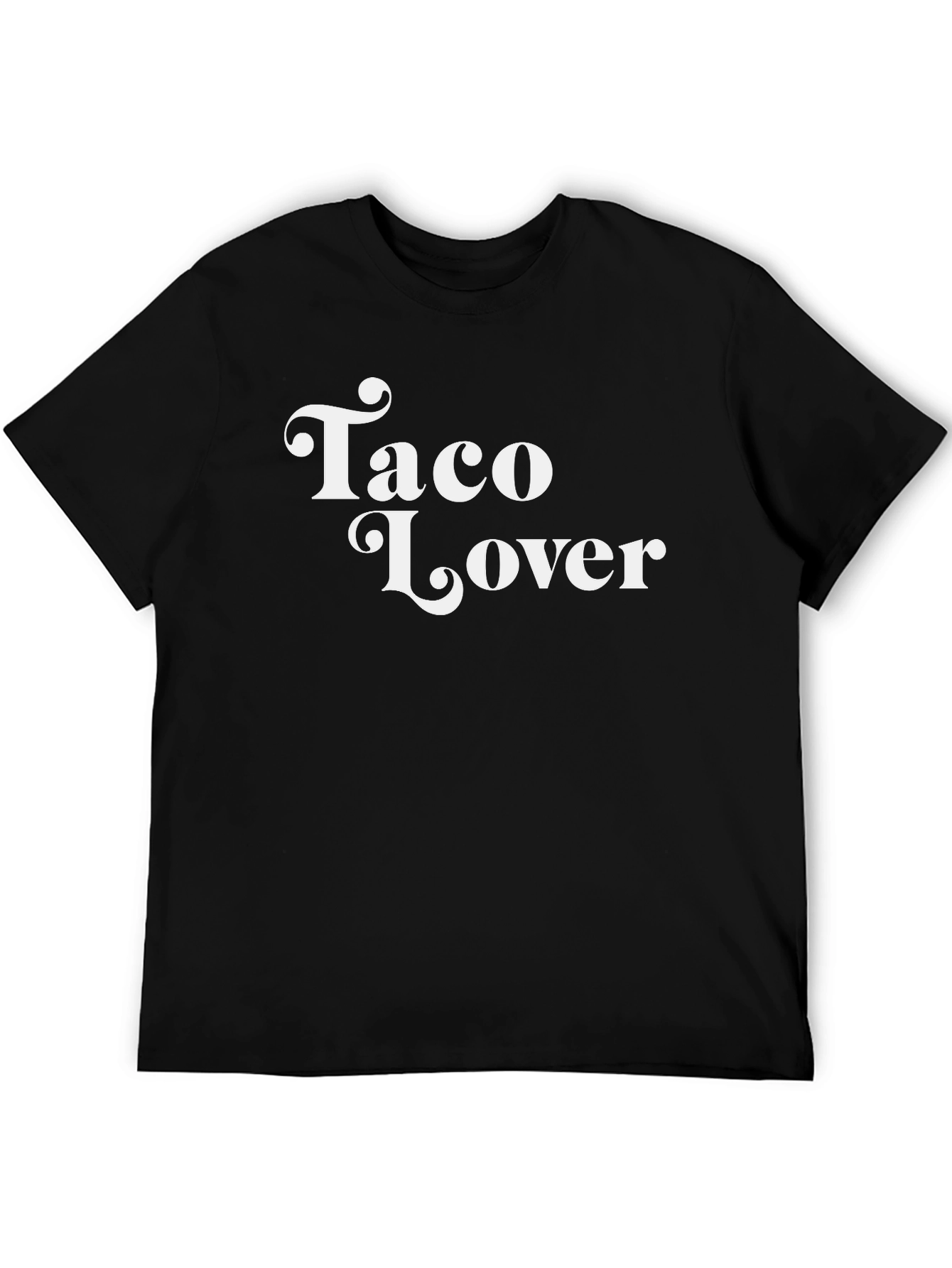 Taco Lover Graphic T-Shirt - Black
